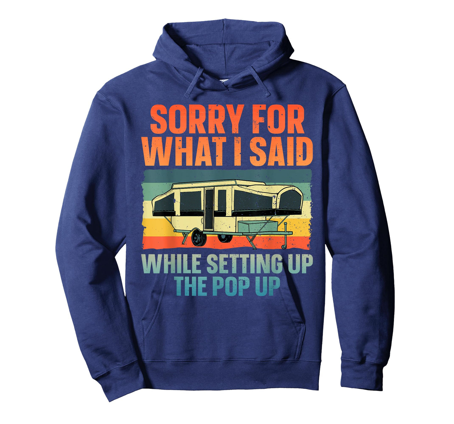 Funny Pop Up Camper Art For Men Women Pop Up Camping Lovers T-Shirt