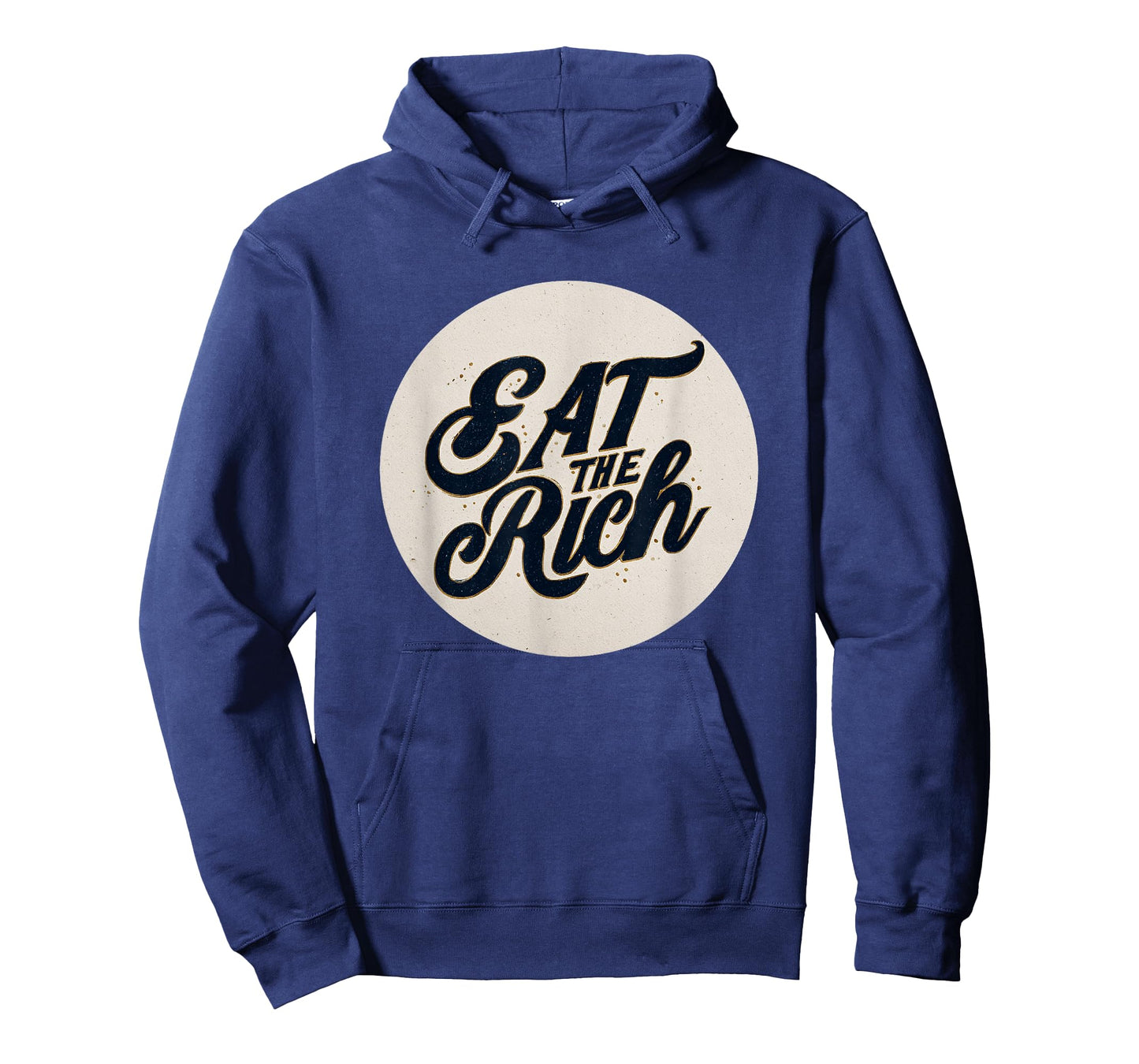 Nice Red Eat The Rich Stamp Look T-Shirt