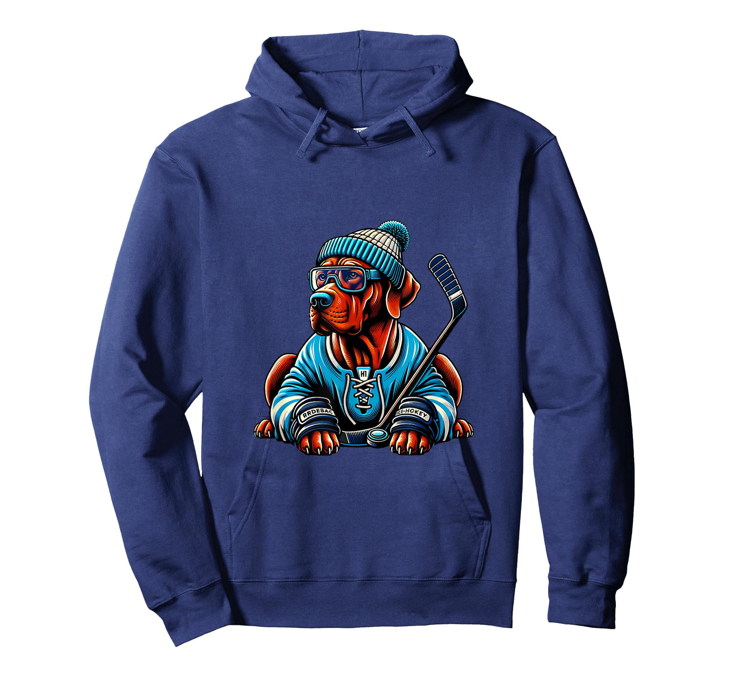Icehockey Rodesian Ridgeway Dog Pro Hockey Fun T-Shirt