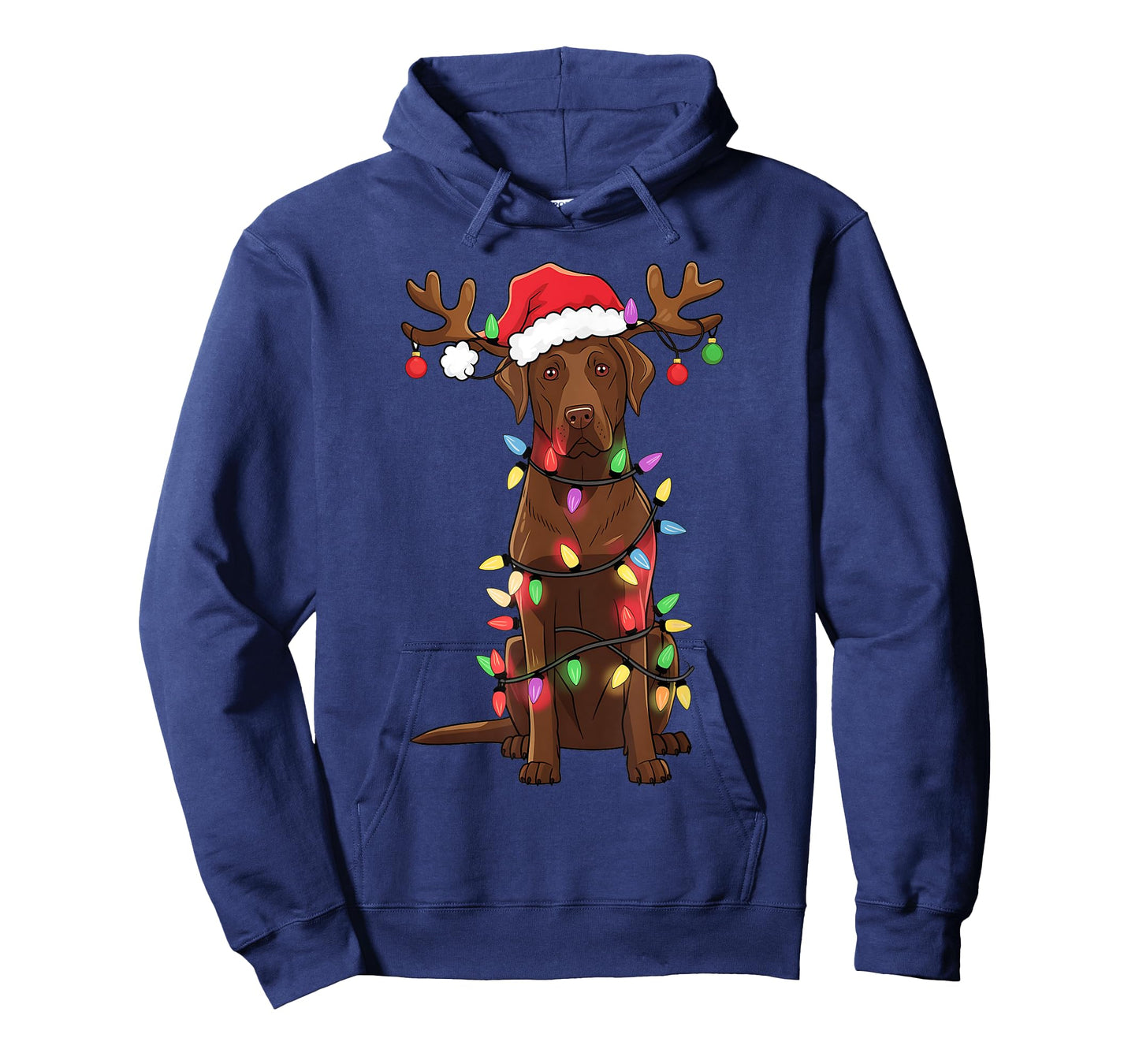 Chocolate Lab Labrador Christmas Funny Gifts Unisex-Adults, Unisex-Kids Black Small Short Sleeve T-Shirt