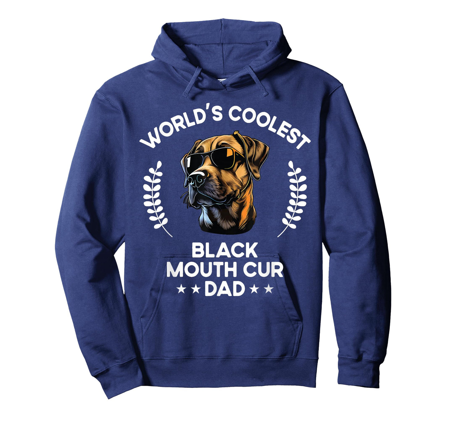 World's Coolest Dog Dad Papa - Men Black Mouth Cur T-Shirt