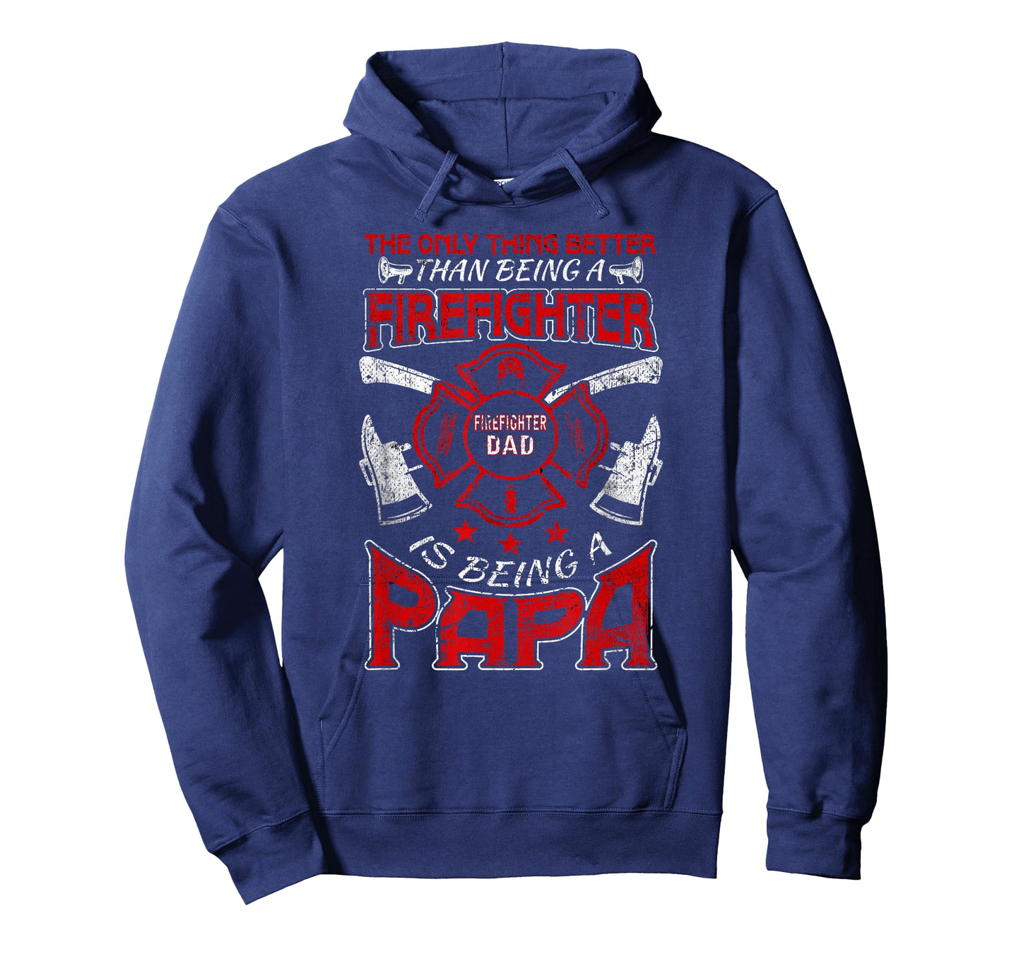 Firefighter Papa | Fire Fighter Dad for Fathers Day Fireman T-Shirt