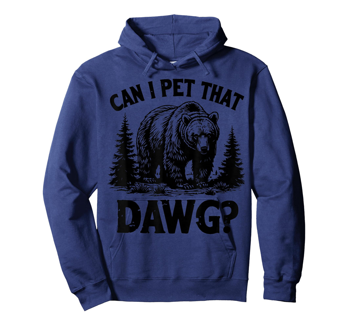 Can I Pet That Dog Funny Dawg Bear Meme Camping Hiking T-Shirt