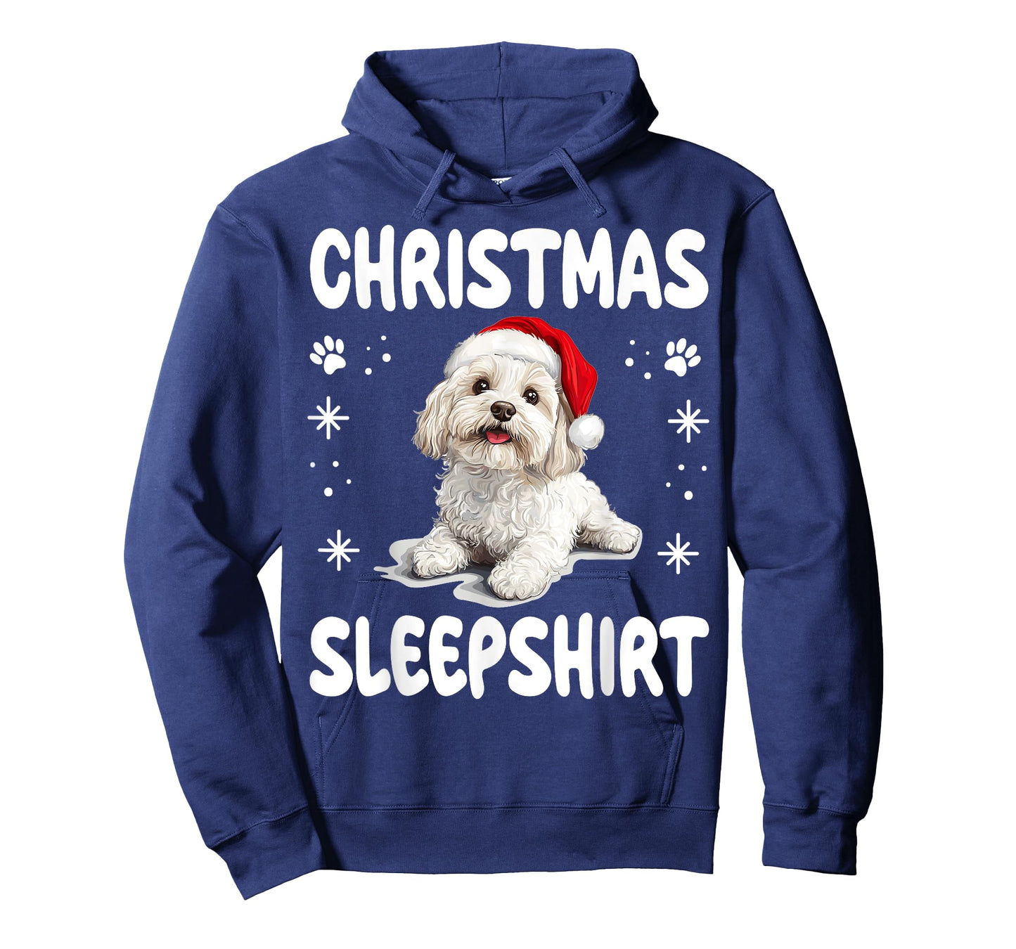 Bolognese dog Dog Nightgown Pajama Christmas Sleepshirt T-Shirt