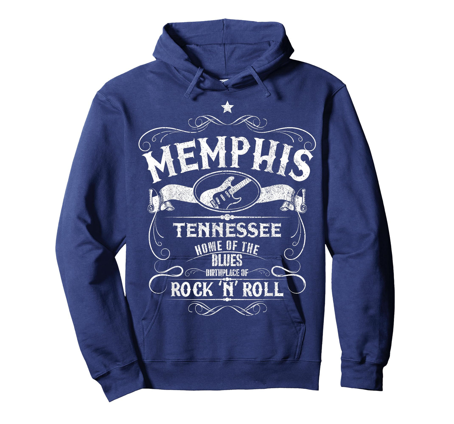 Memphis Tennessee Blues Country Music Guitar Vintage Gift T-Shirt