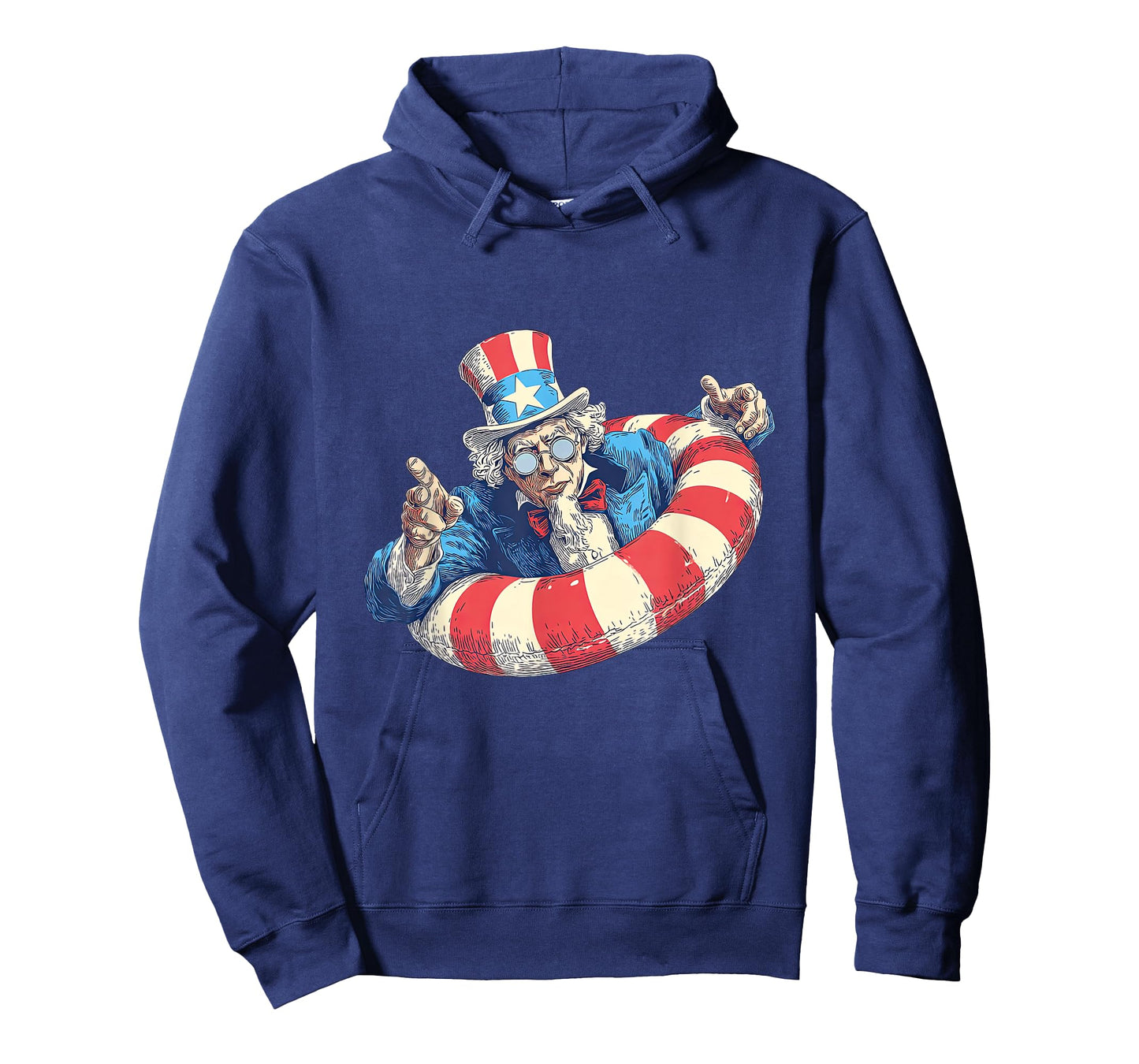 Patriotic Look with Uncle and Pool Ring T-Shirt