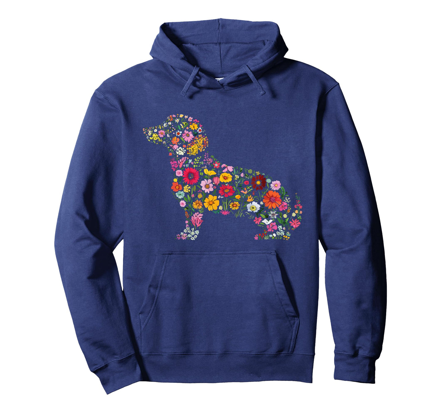 Dachshund Flower Cute Doxie Wiener Dog Floral Girls T-Shirt