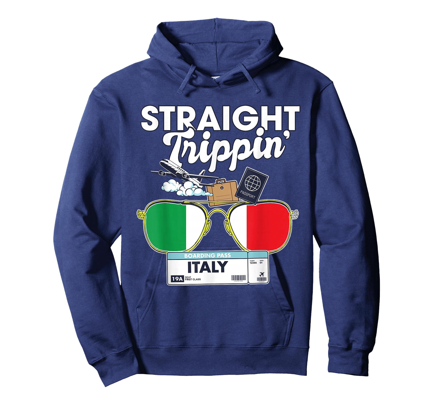 Straight Trippin' Italy Vacation Tour Travel Trip Matching T-Shirt
