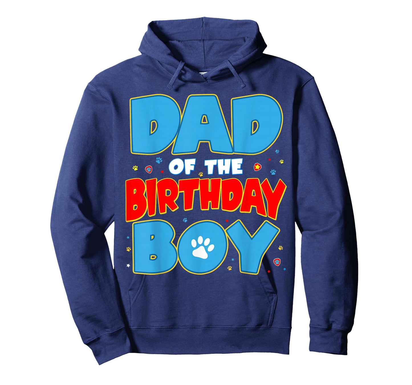 Dad of The Birthday Boy Funny Dog Lover Birthday Family T-Shirt