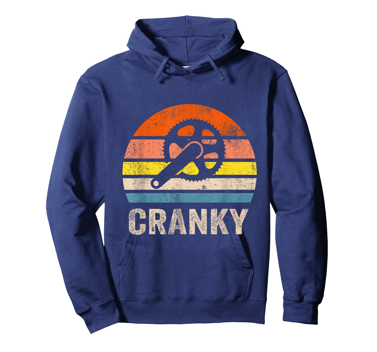 Cranky Vintage Sun funny Bicycle Lovers Cycling Cranky T-Shirt