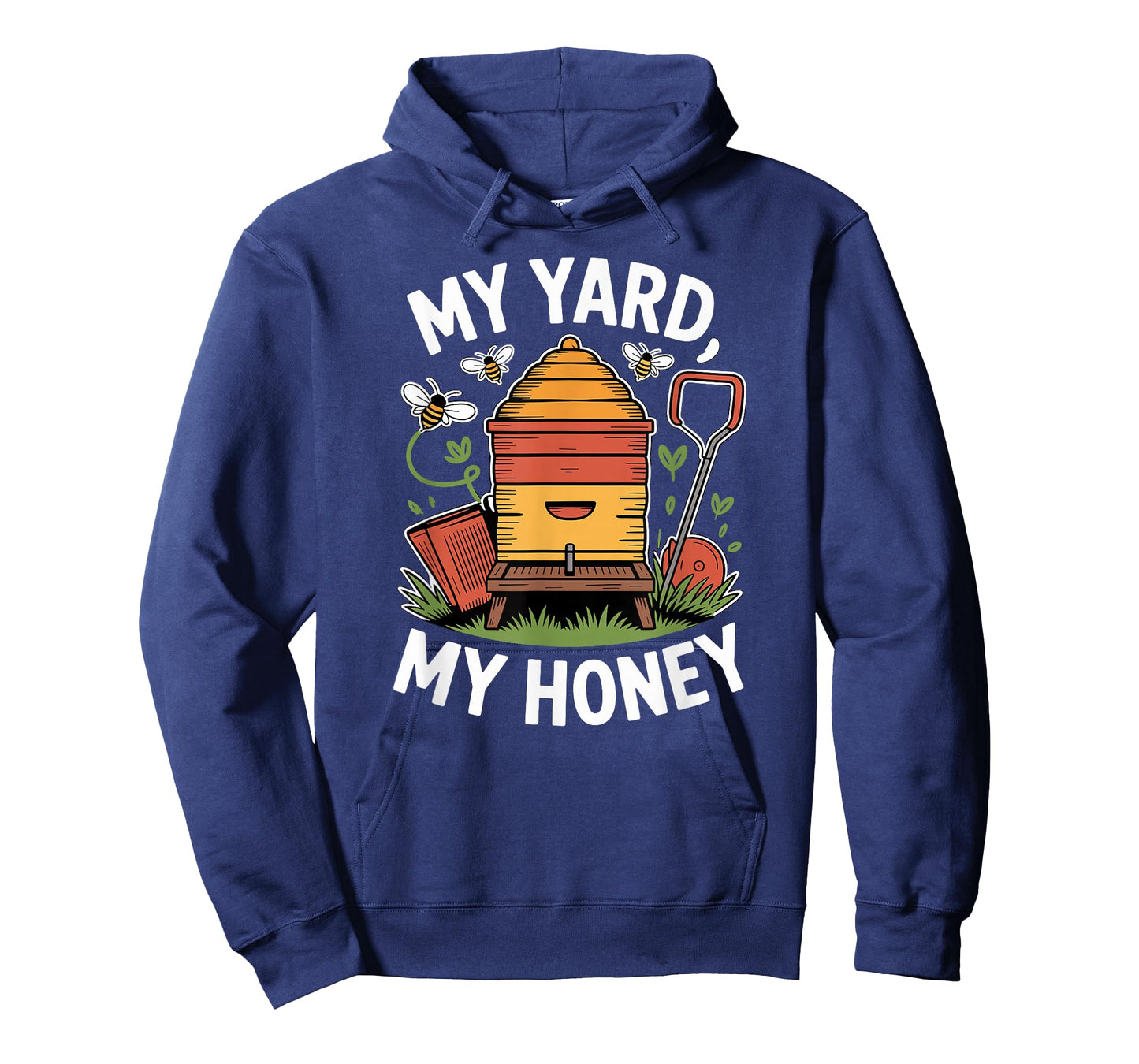 Urban Apiary Homegrown Honey with Backyard Bees in Garden T-Shirt
