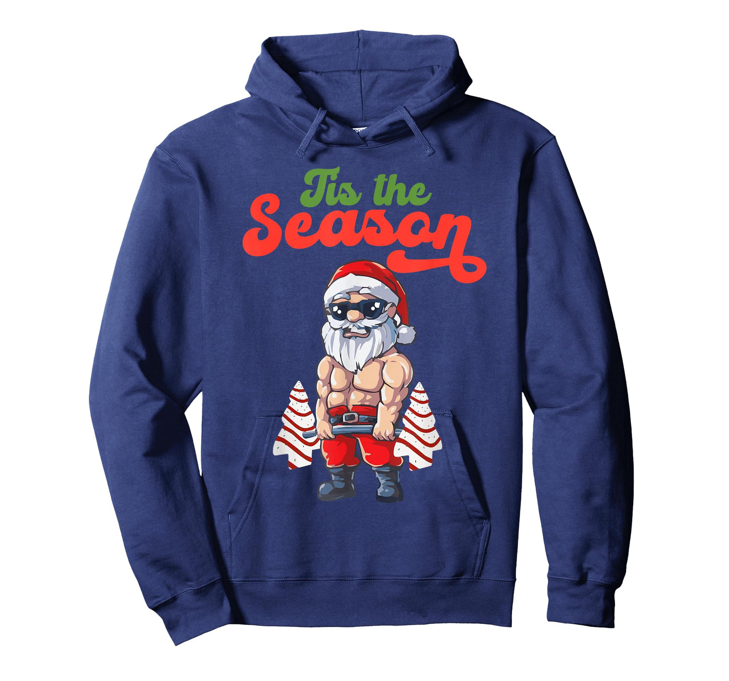 Tis The Season Workout Christmas Tree Cakes Debbie Becky Jen T-Shirt