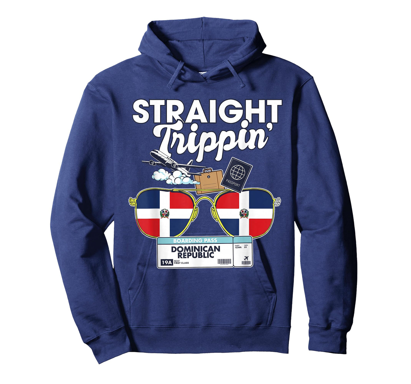 Straight Trippin' Dominican Republic Vacation Tour Travel T-Shirt