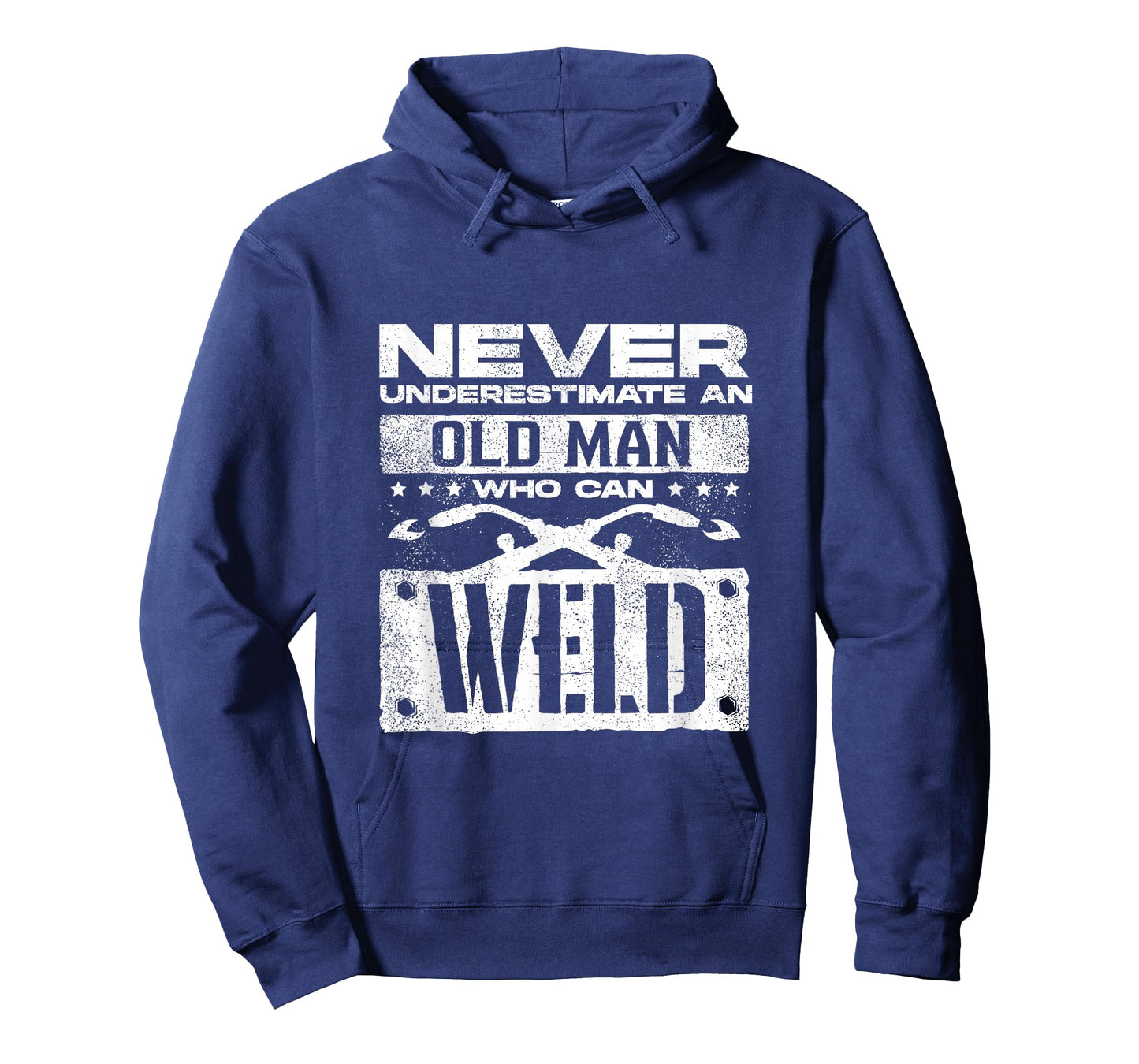 Welding Welder Metalworker Never Underestimate An Old Man T-Shirt