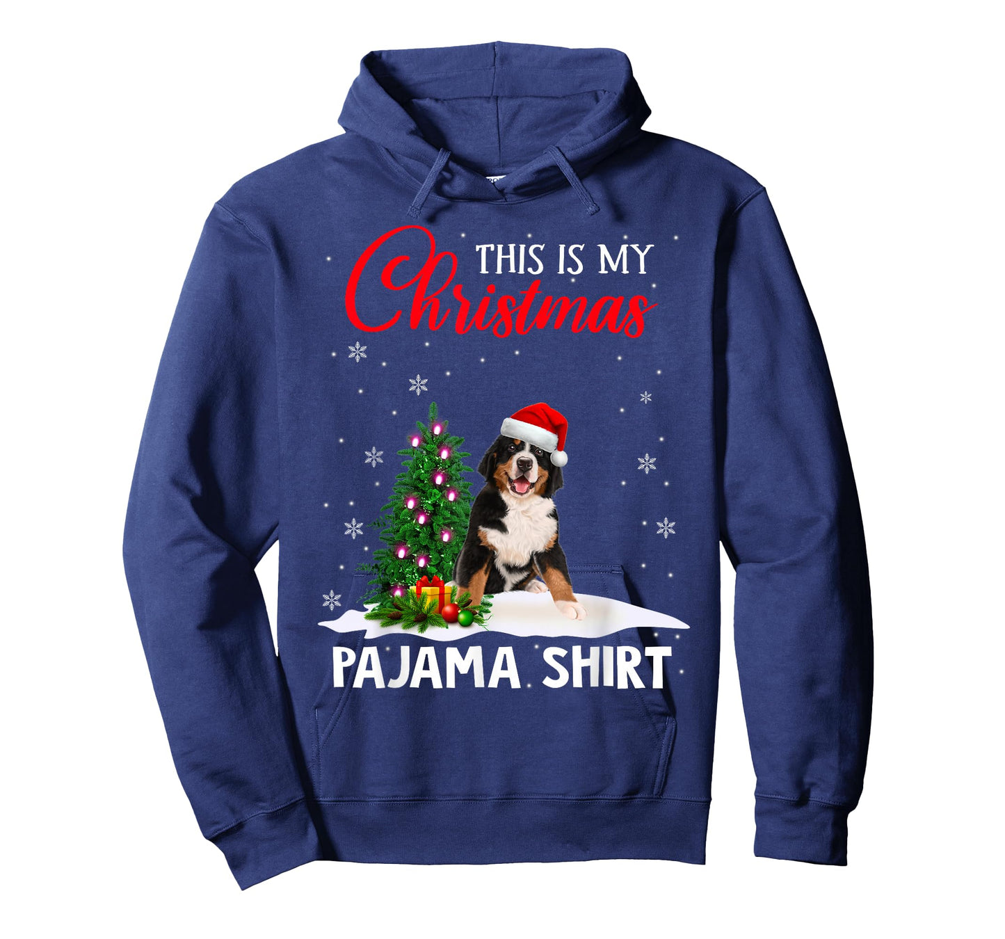 This Is My Christmas Pajama Bernese Mountain Xmas Dog Lover T-Shirt