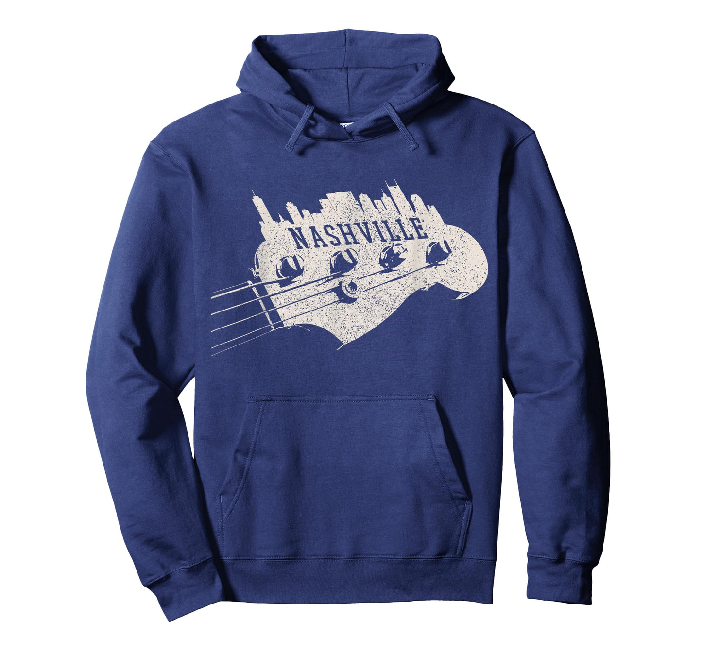 Nashville Skyline - Bass Guitar Country Music City souvenir T-Shirt