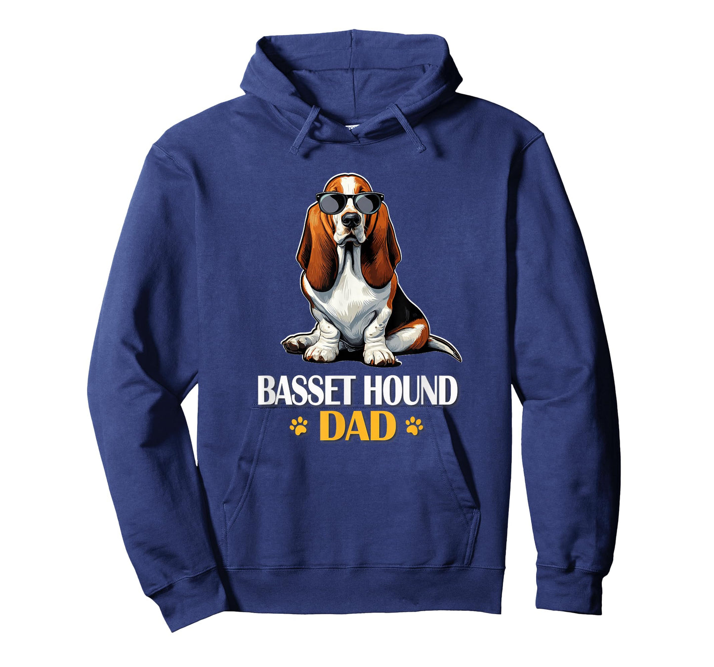 Mens Boys Cool Sunglasses Dog Lover Basset Hound Dad T-Shirt