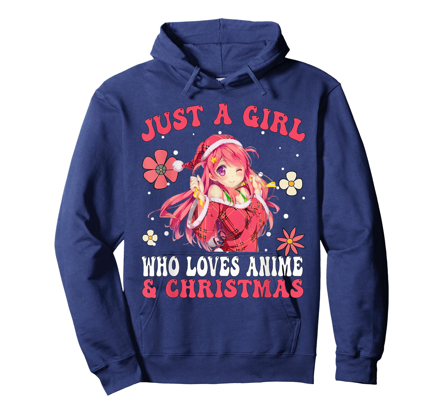 Just A Girl Who Loves Anime and Christmas Anime Manga Girl T-Shirt