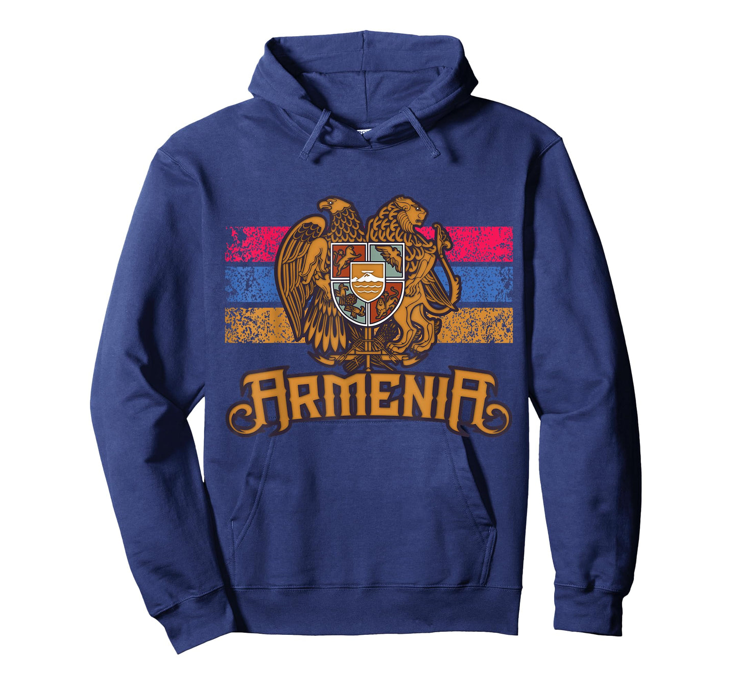 Vintage Armenia Flag Family Crest - Armenian Country Gifts T-Shirt