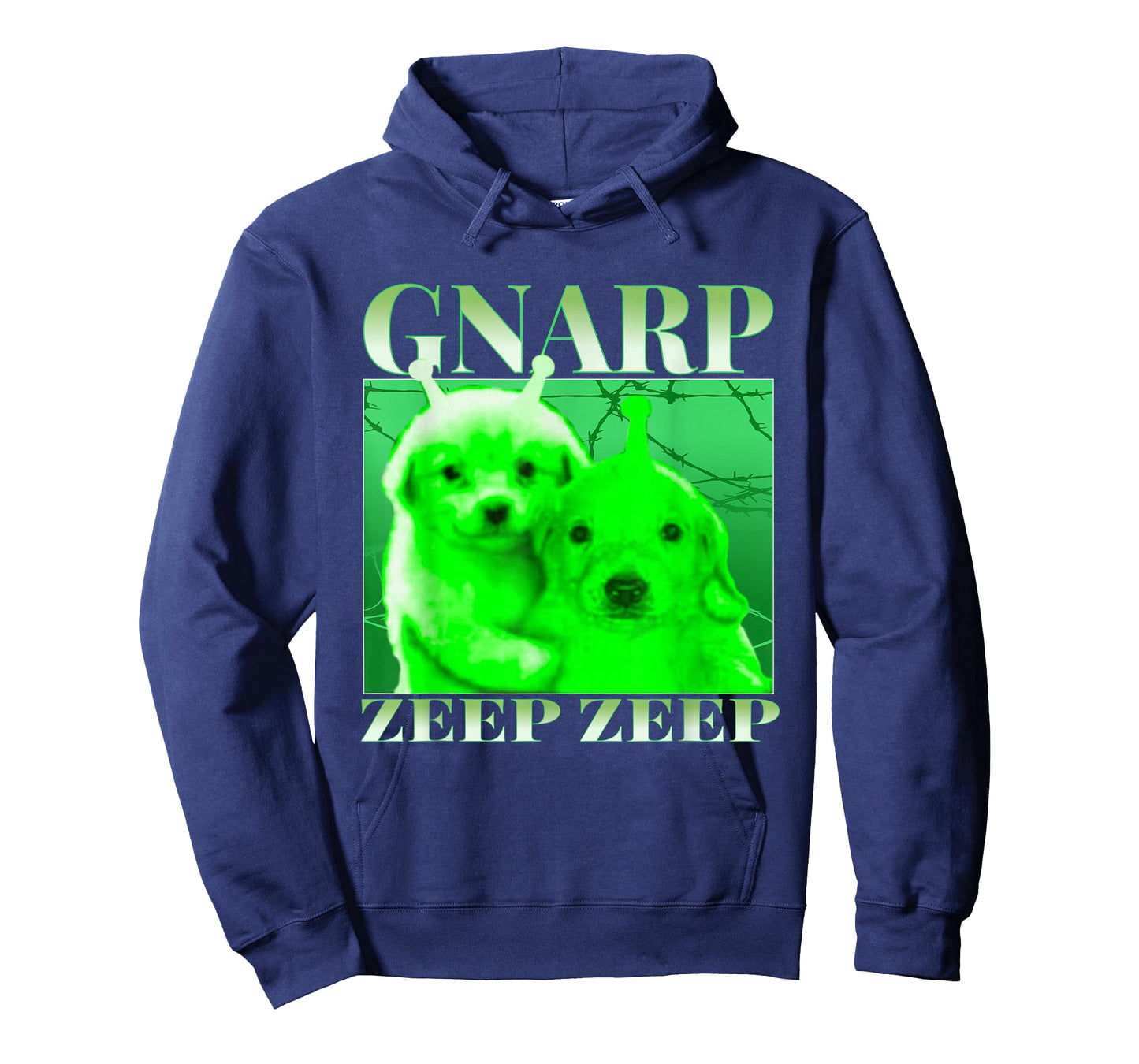 Glerp Glorp Funny Alien Dog Meme Brainrot Dank Memes T-Shirt
