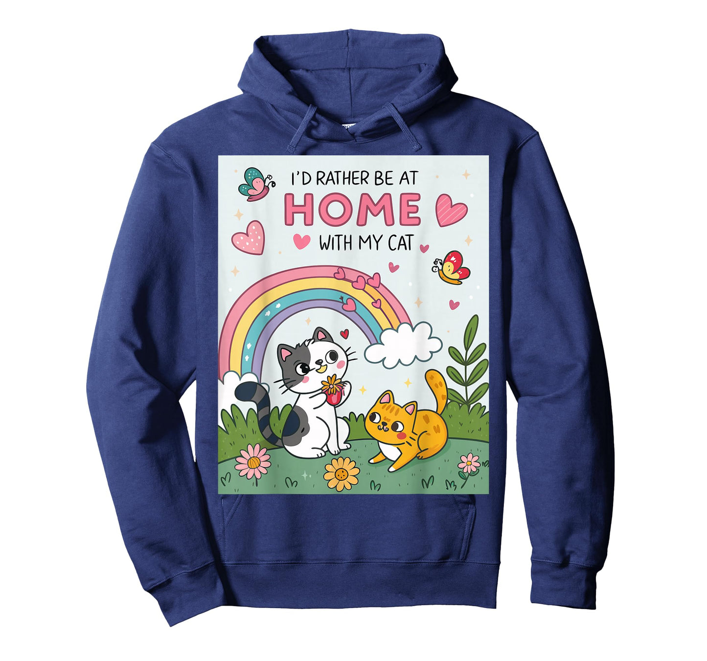 I'd Rather Be At Home With My Cat T-Shirt
