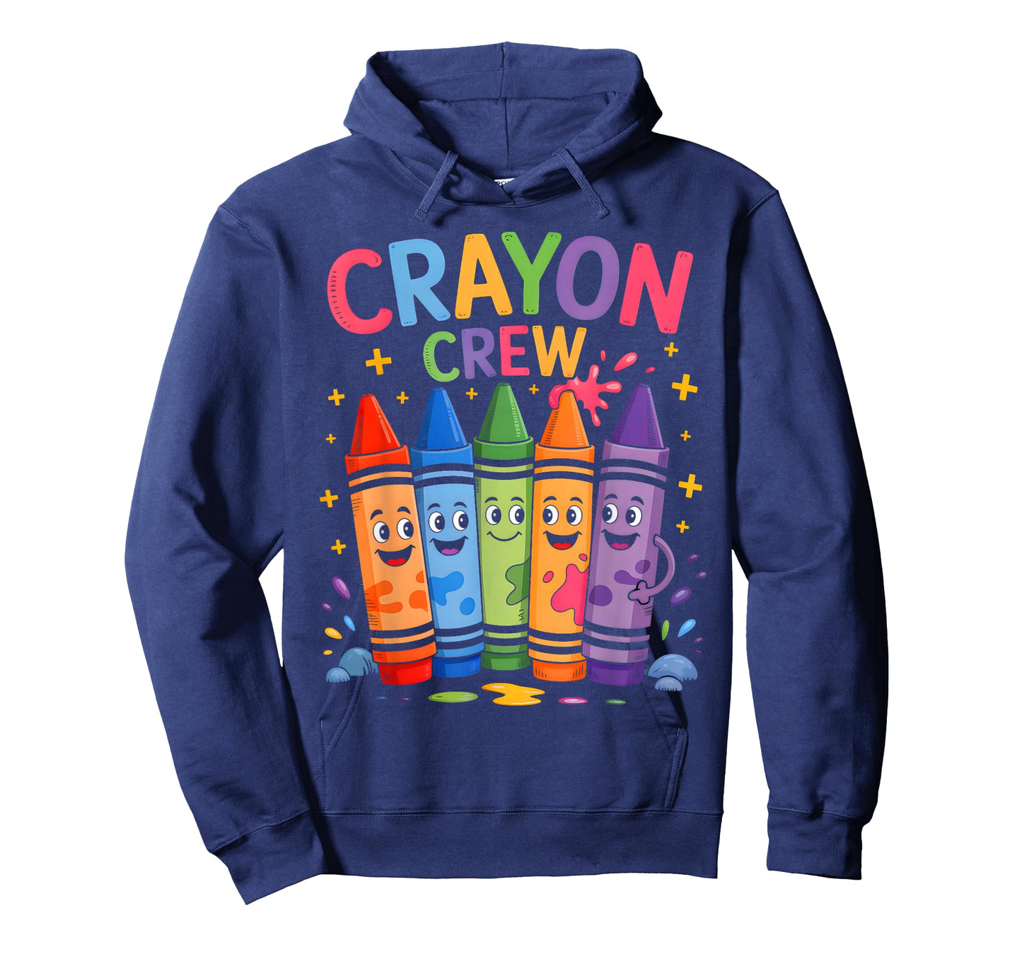 Coloring Art Drawing Color Funny Crayon Crew Halloween T-Shirt