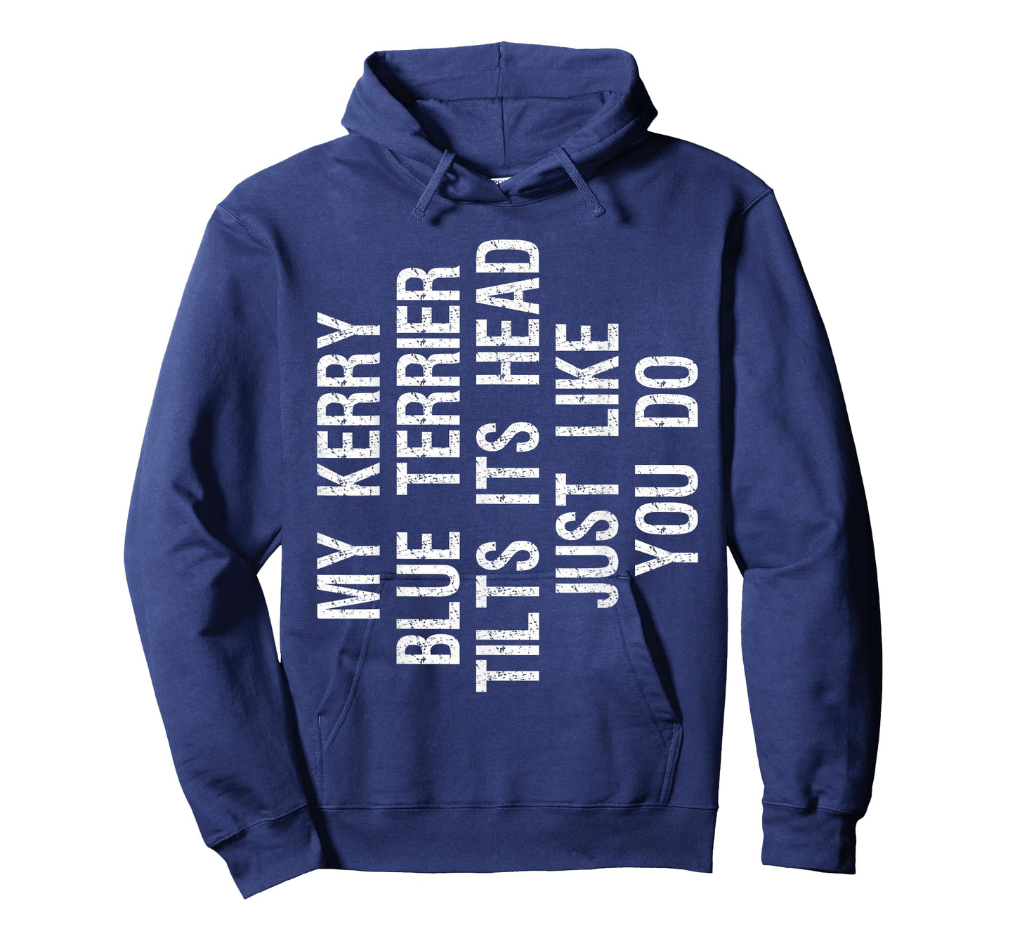 My Kerry Blue Terrier Dog Tilts Its Head Funny Men Women Kids T-Shirt