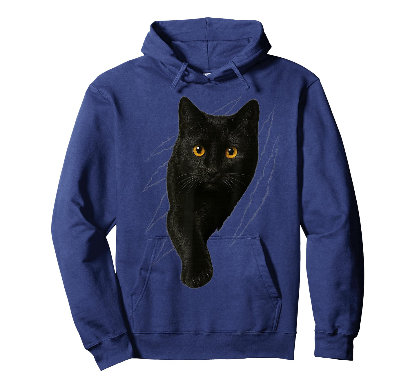 Black Cat with Yellow Eyes for felines Lovers and Owners T-Shirt
