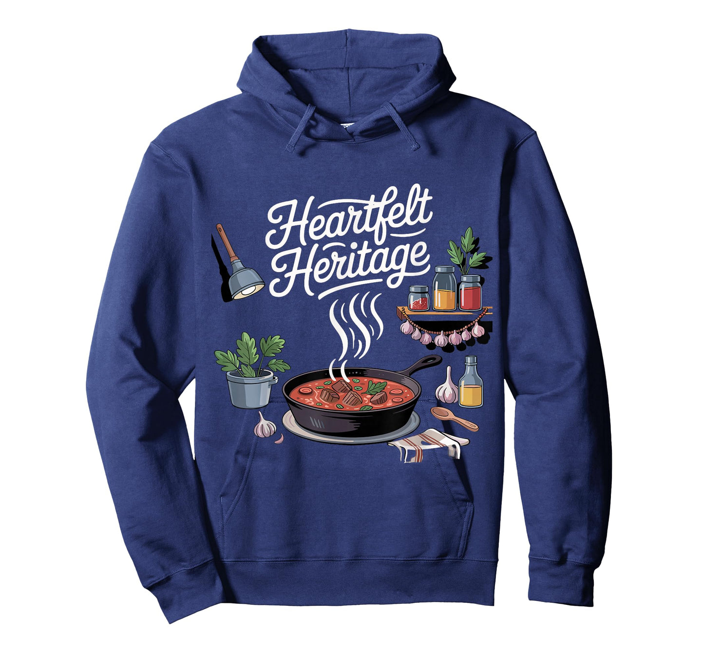 Heartfelt Heritage Culinary Art Design T-Shirt
