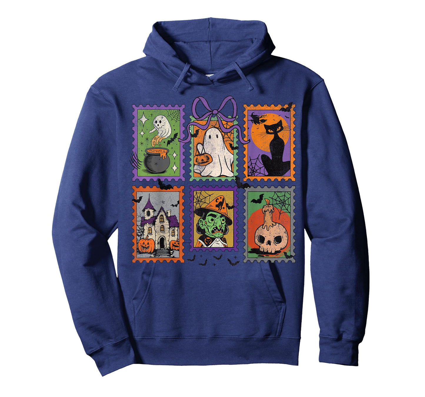 Retro Halloween Cat Ghost, Spooky Season, Spooky Mama T-Shirt