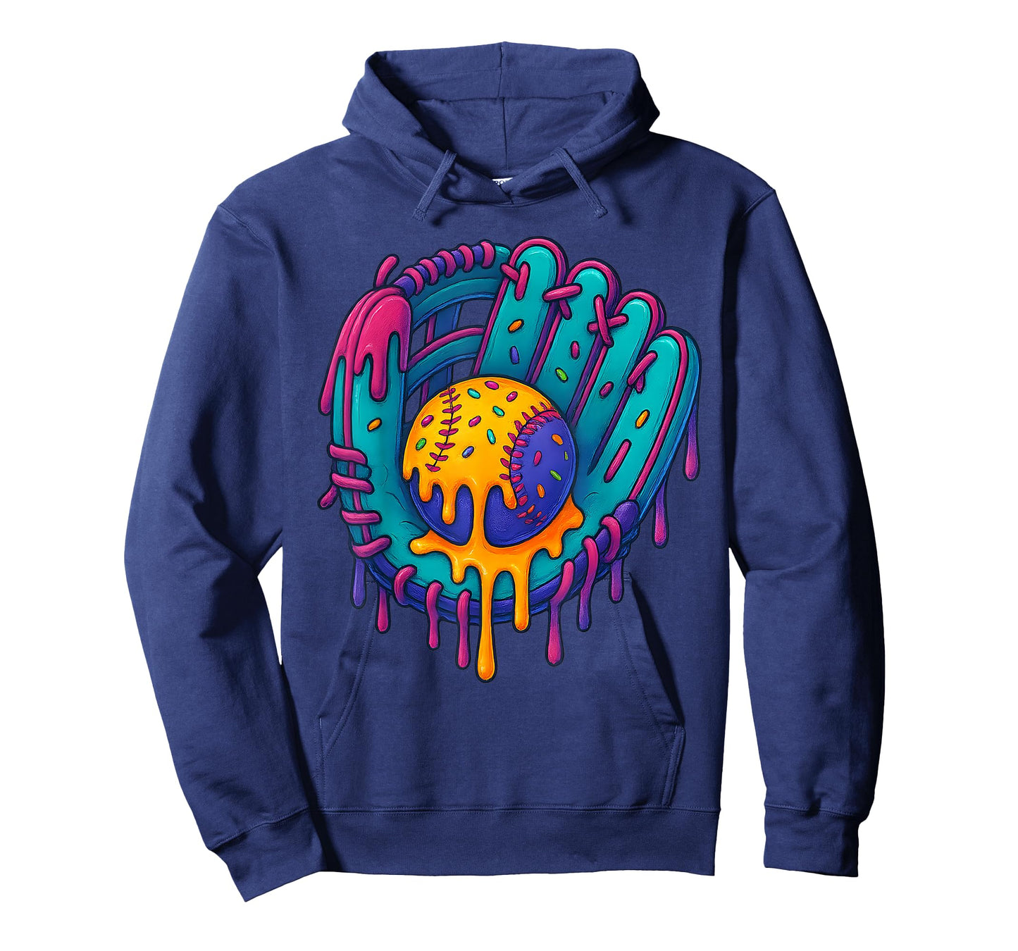 Baseball Gloves Drip Ice Cream Drip Youth Boys T-Shirt