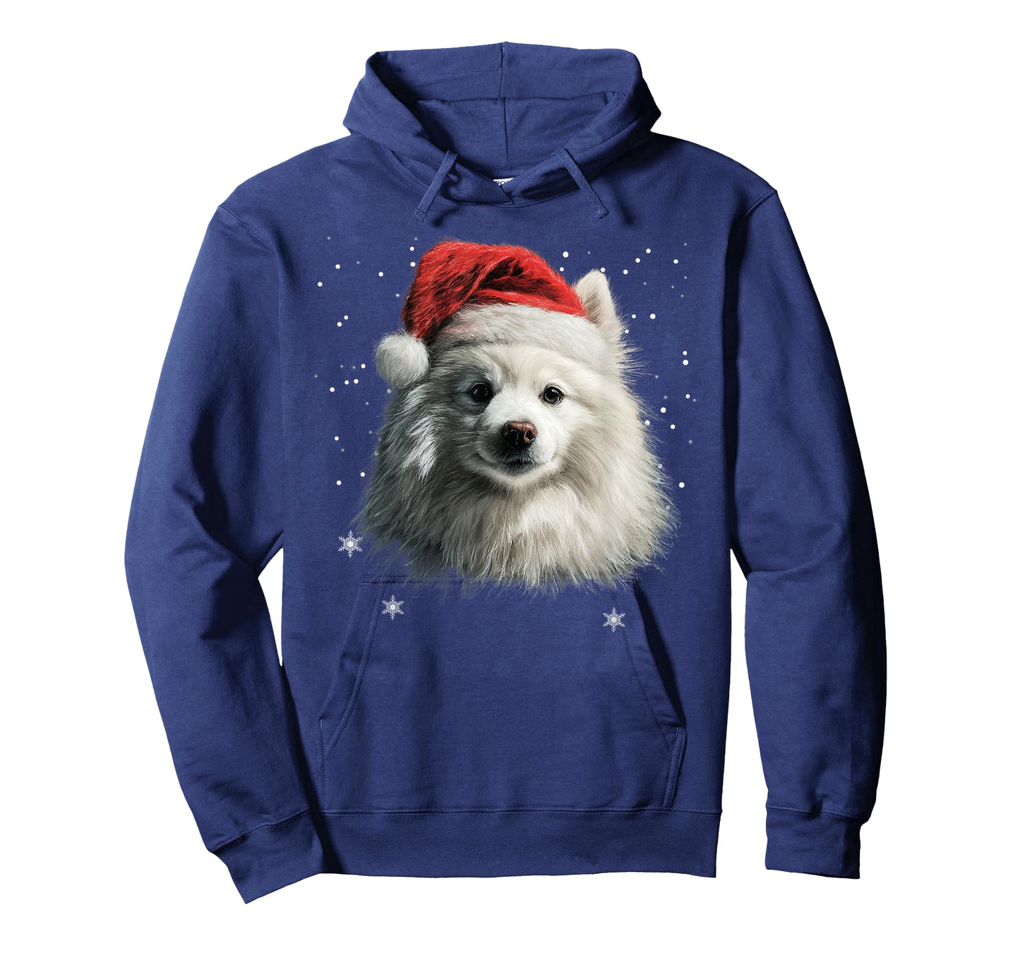 American Eskimo Christmas Funny Santa Hat Dog Xmas T-Shirt