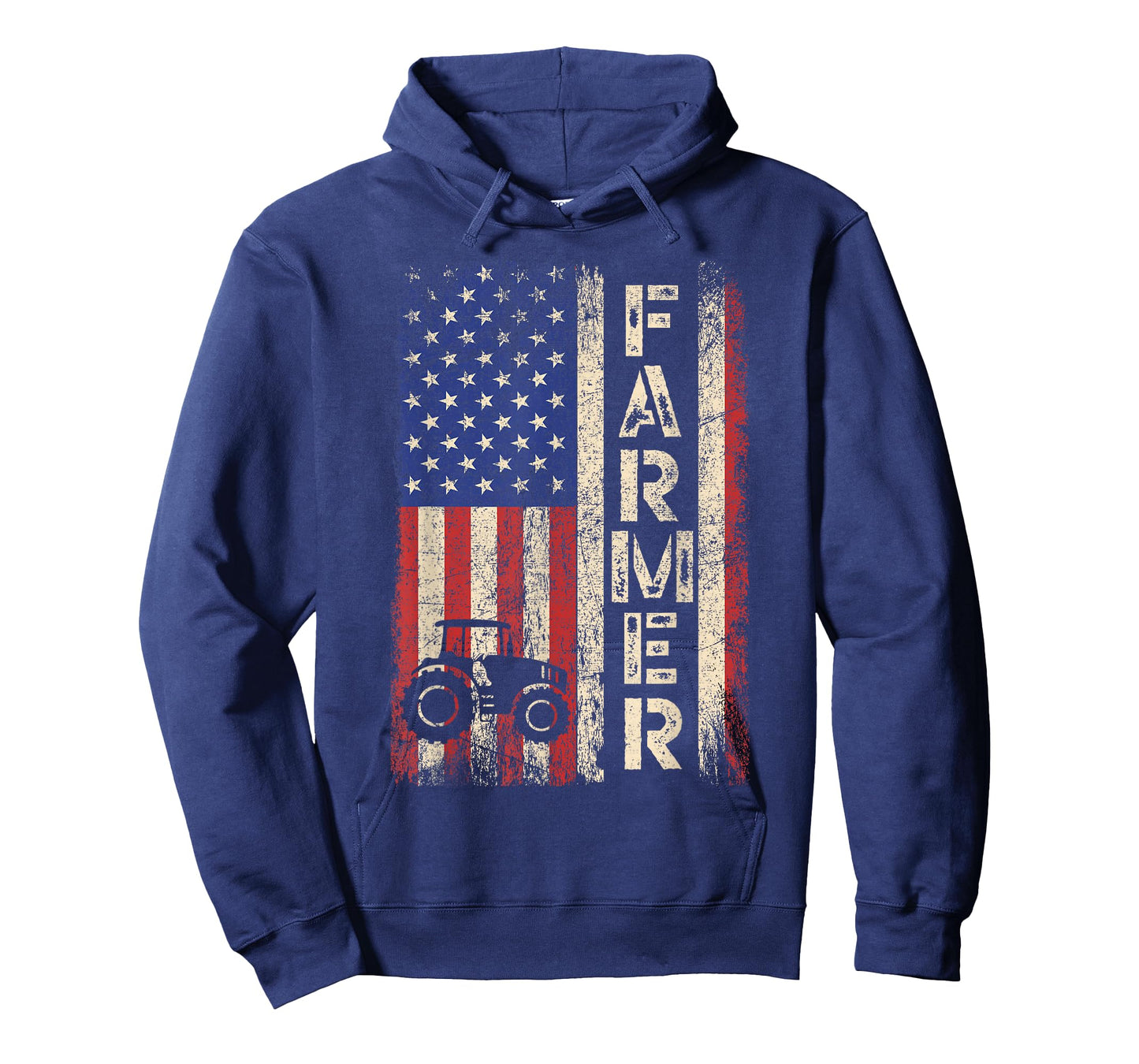 Farmer Tractors USA American Flag Patriotic Farming Gifts T-Shirt