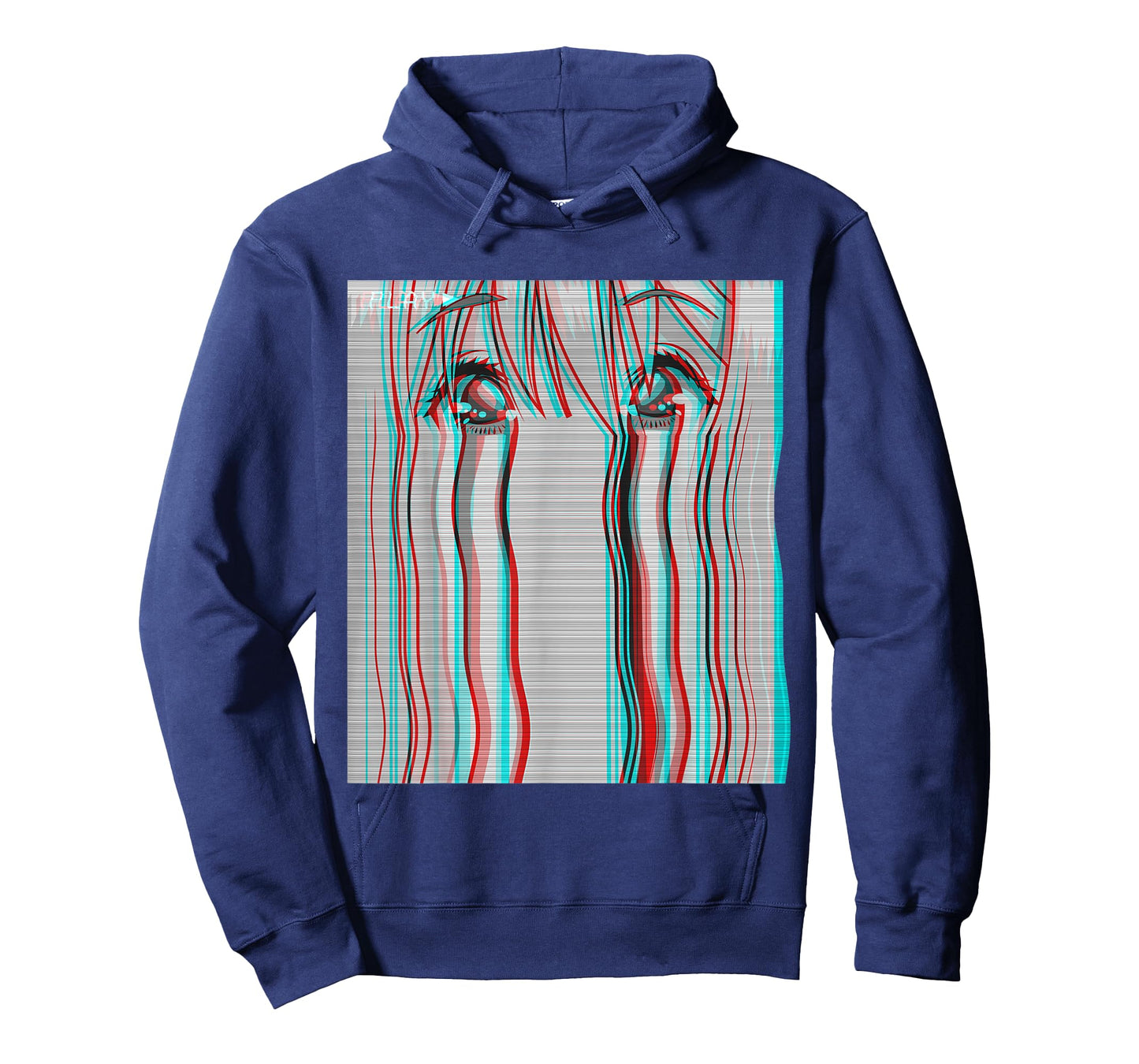 Vaporwave Aesthetic Sad Anime Girl Eyes Eboy Egirl Harajuku T-Shirt