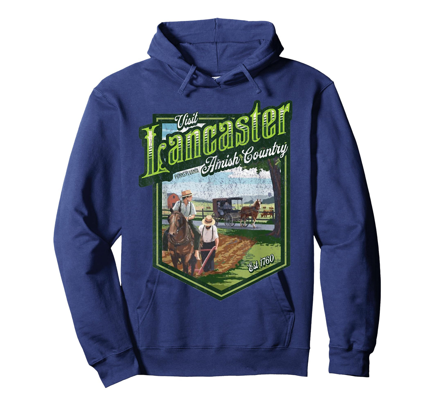 Visit Lancaster Pennsylvania Amish Country Est 1760 Logo T-Shirt