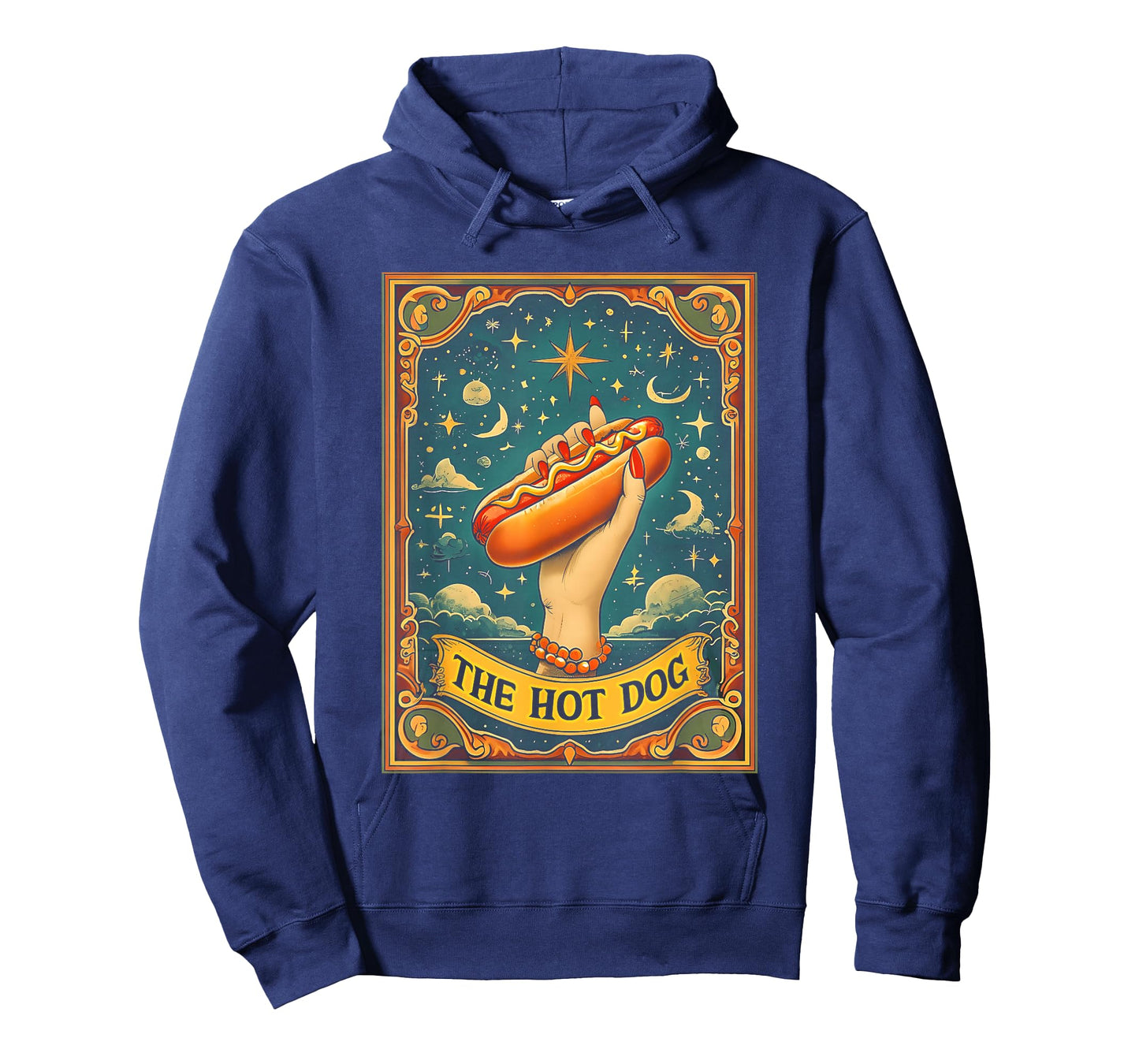 Hot Dog Bun Lover Foodie Food Lover The Hot Dog Tarot Card T-Shirt