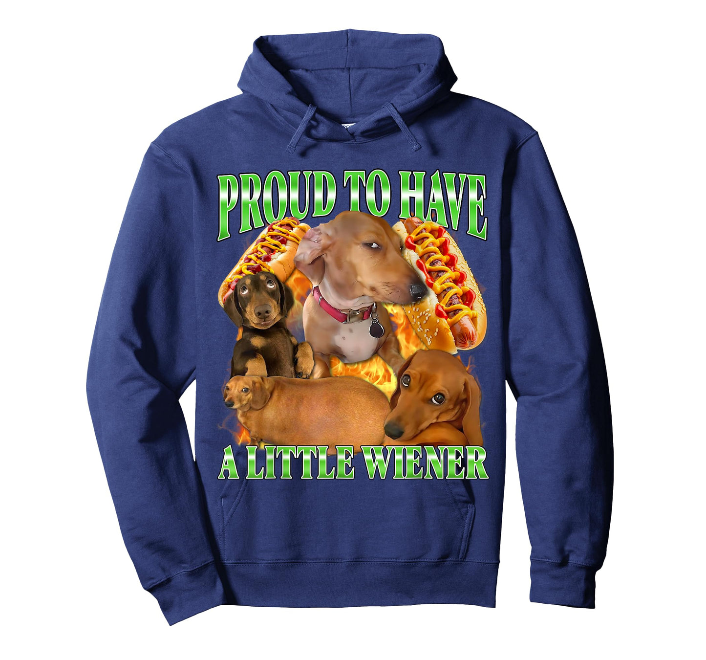 Proud to Have A Little Wiener Funny Offensive Dachshund Dog T-Shirt