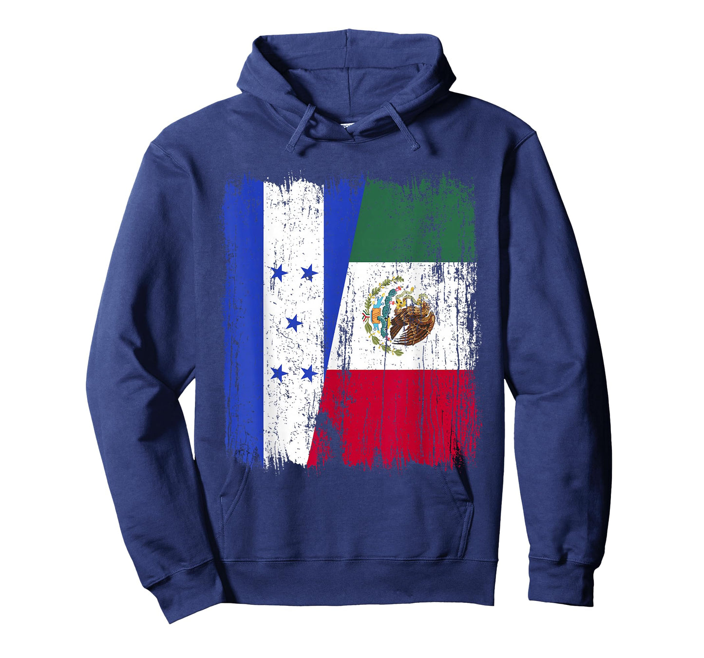 Honduras Mexico Half Flag Honduran Mexican Heritage T-Shirt