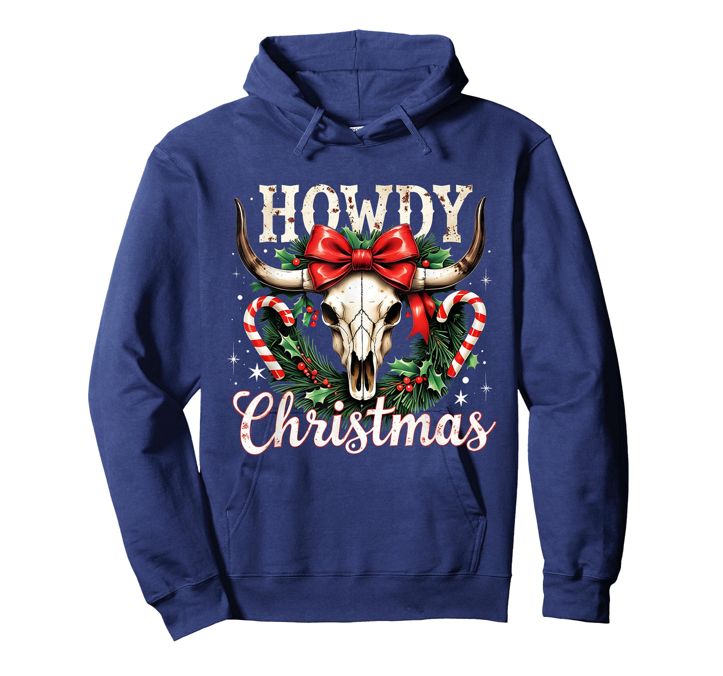Howdy Christmas Western Country Holiday Design T-Shirt