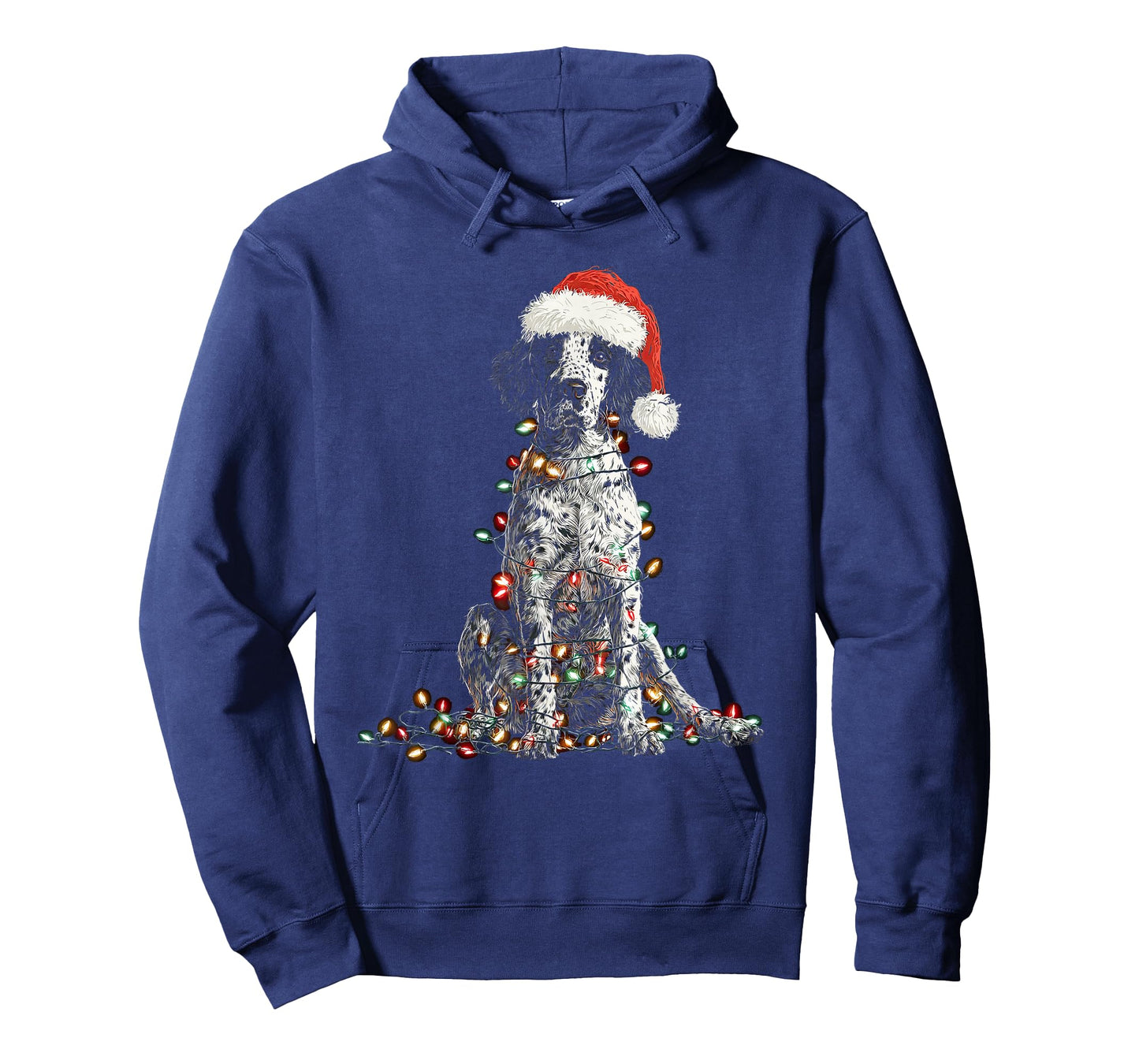 Funny English Setter Christmas Graphics Dog Lights Lover T-Shirt