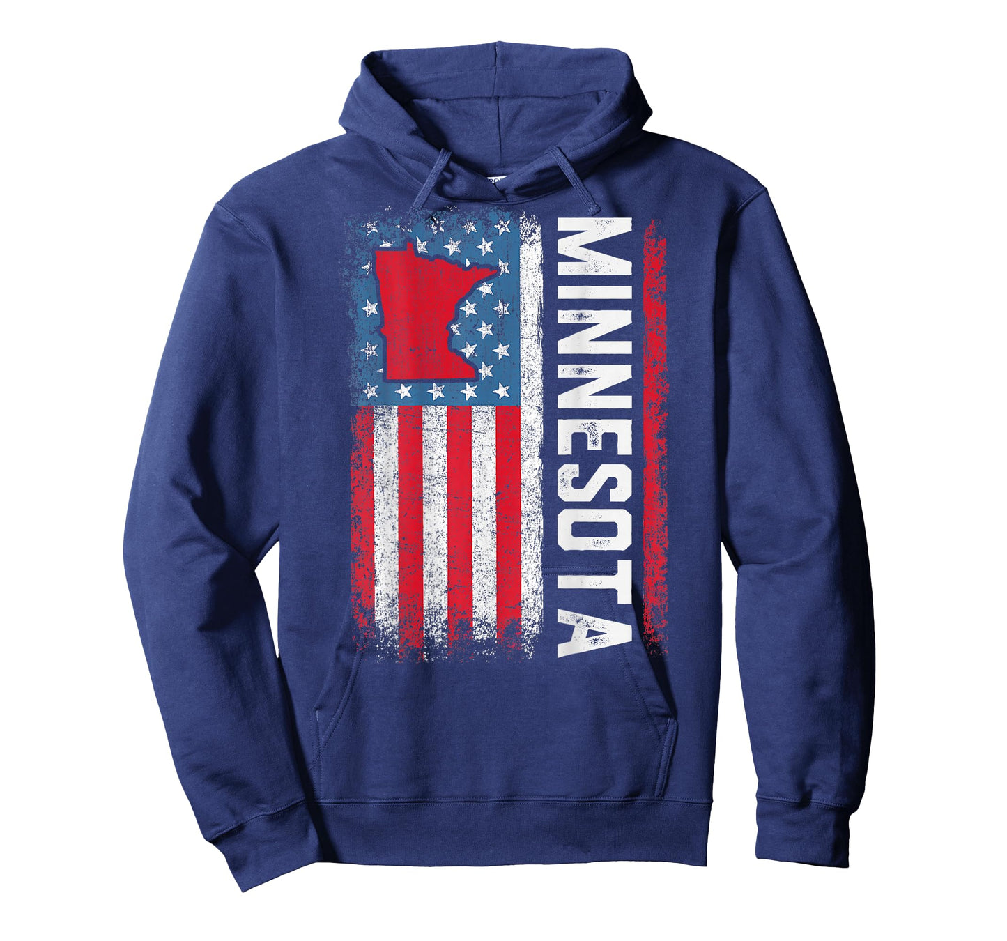 Vintage Minnesota State USA Flag Shirt Minnesota (On Back) T-Shirt