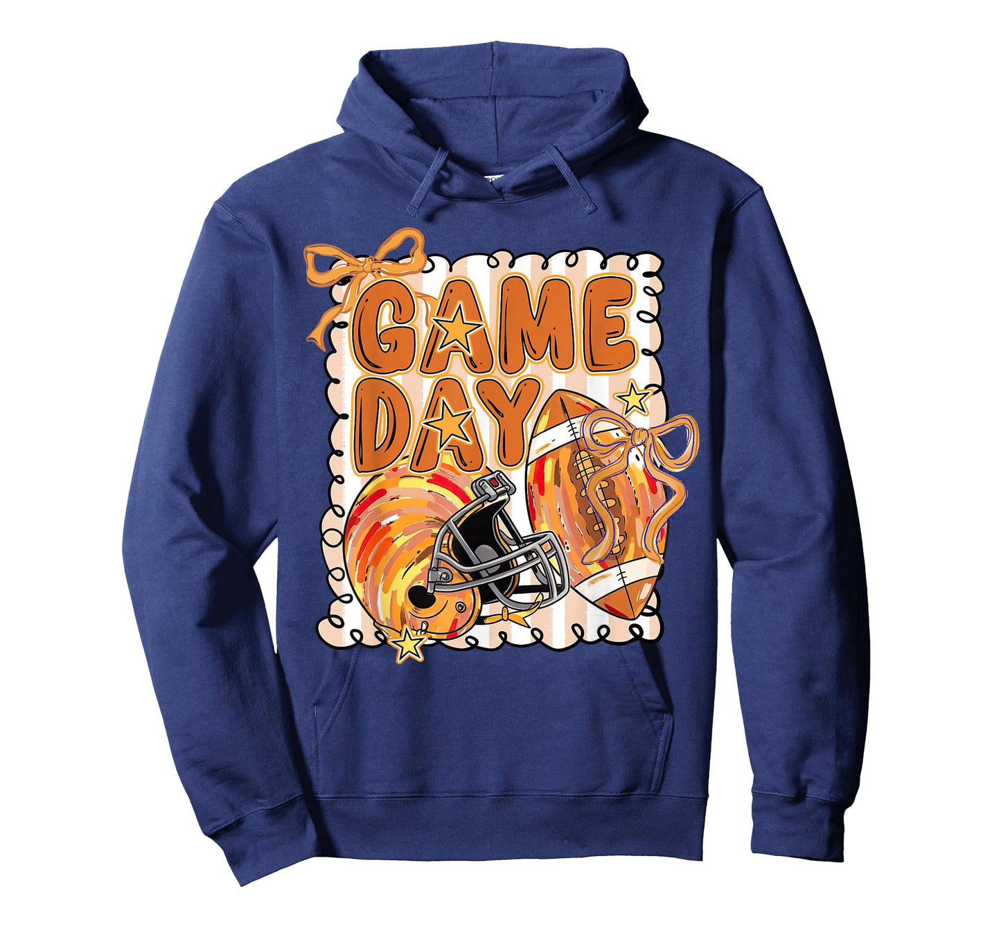 Preppy Coquette Game Day Football Season Fall Thanksgiving T-Shirt