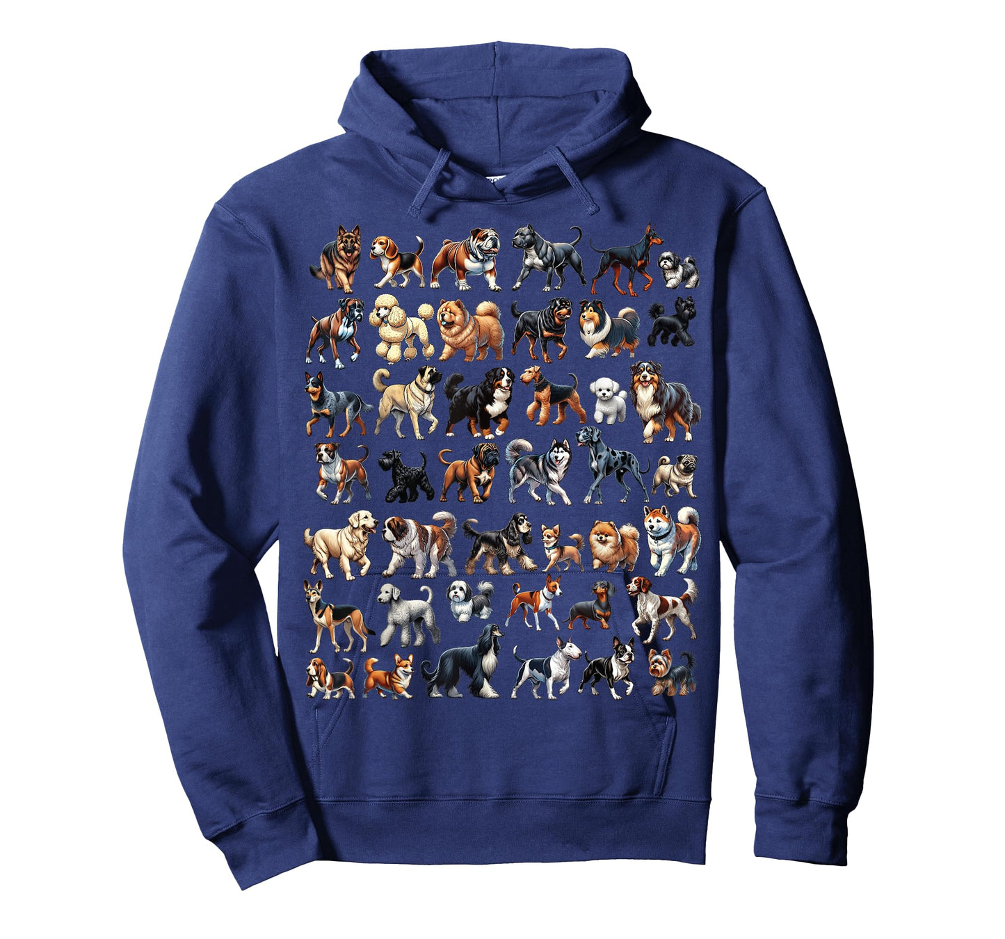 Types Of Dogs Educational Dog Lovers Boys Girls Kids T-Shirt