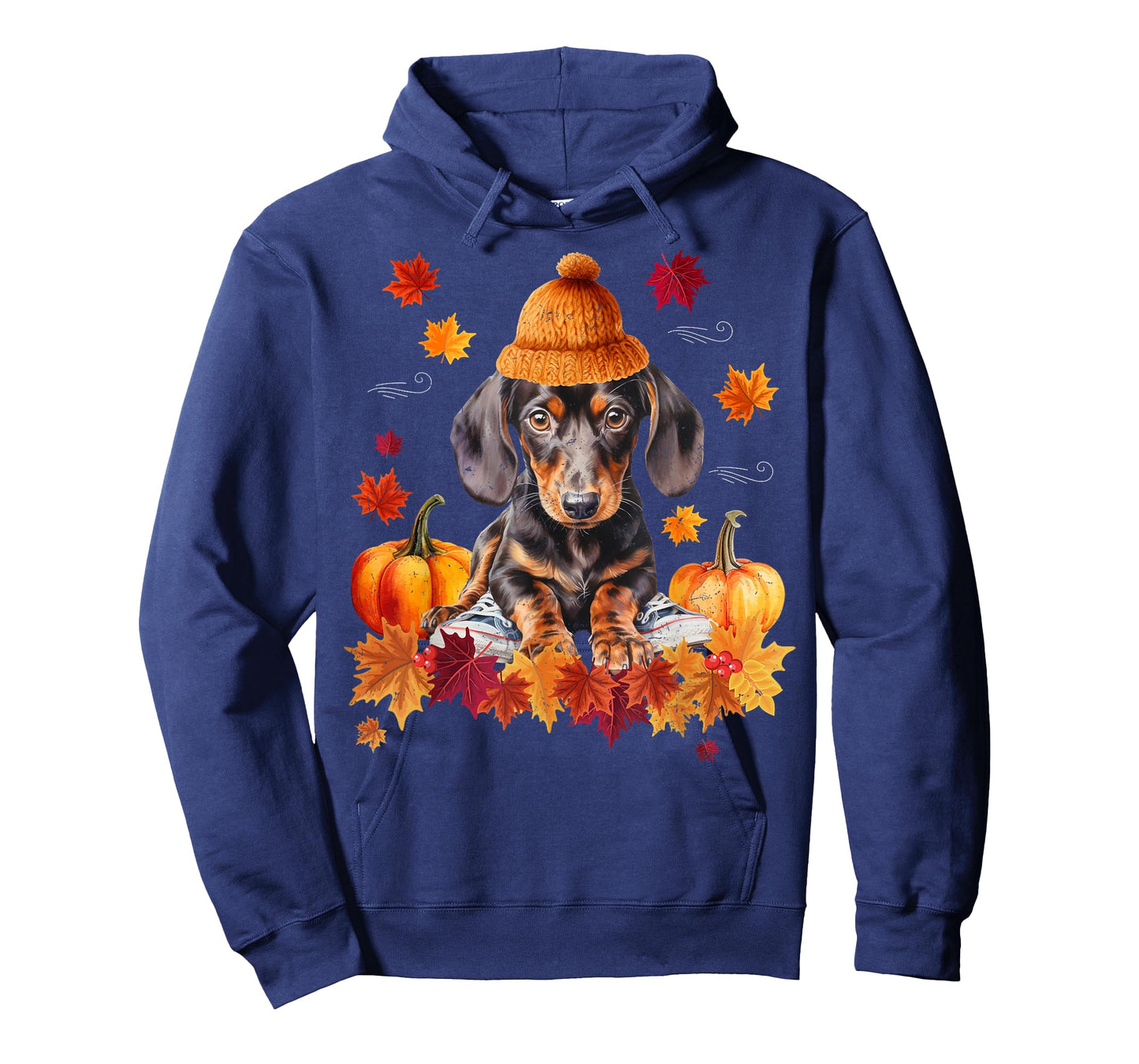 Dachshund Hello Autumn Leaf Fall For Dog Lover T-Shirt