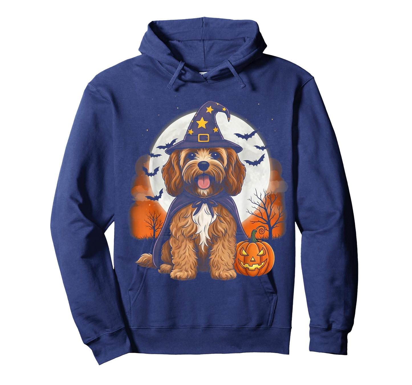 Cavapoo Dog Santa Christmas Costume Toddler mom dad Kid T-Shirt