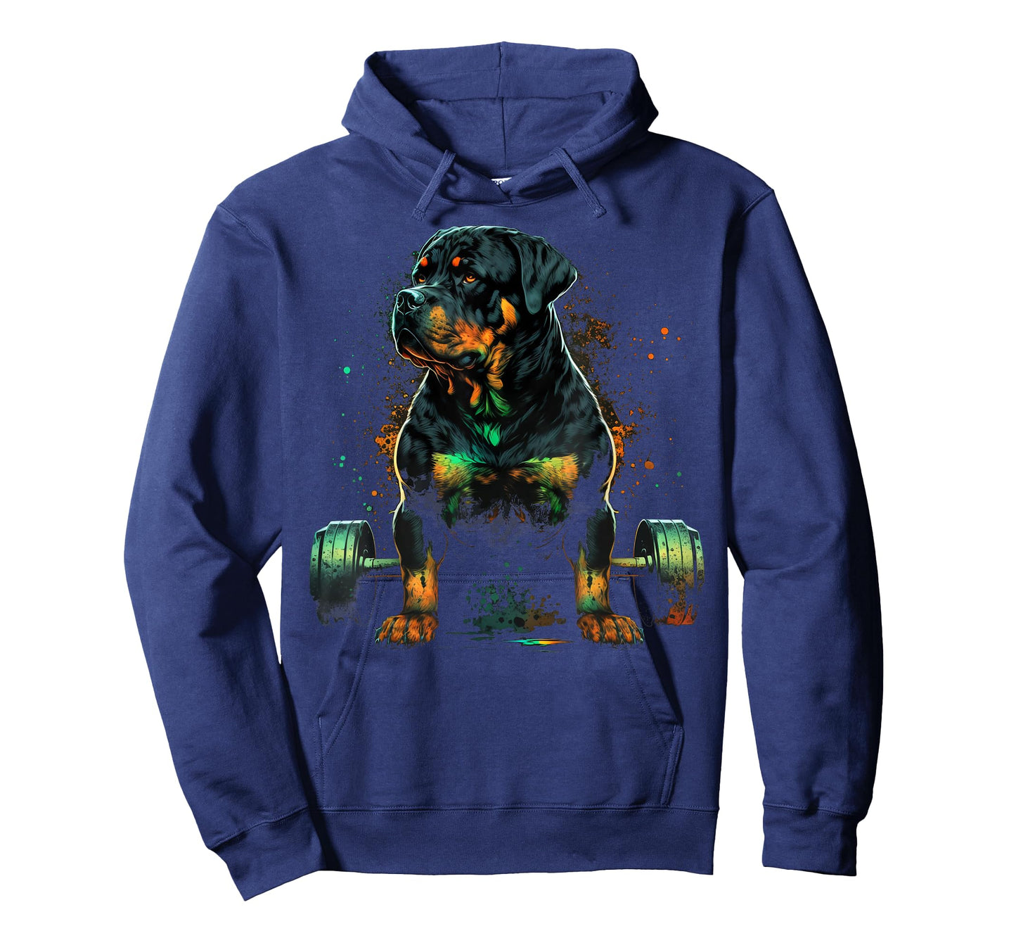 Rottweiler Weightlifting Dog Funny Fitness Gym Rottweiler T-Shirt for Men Women Kids