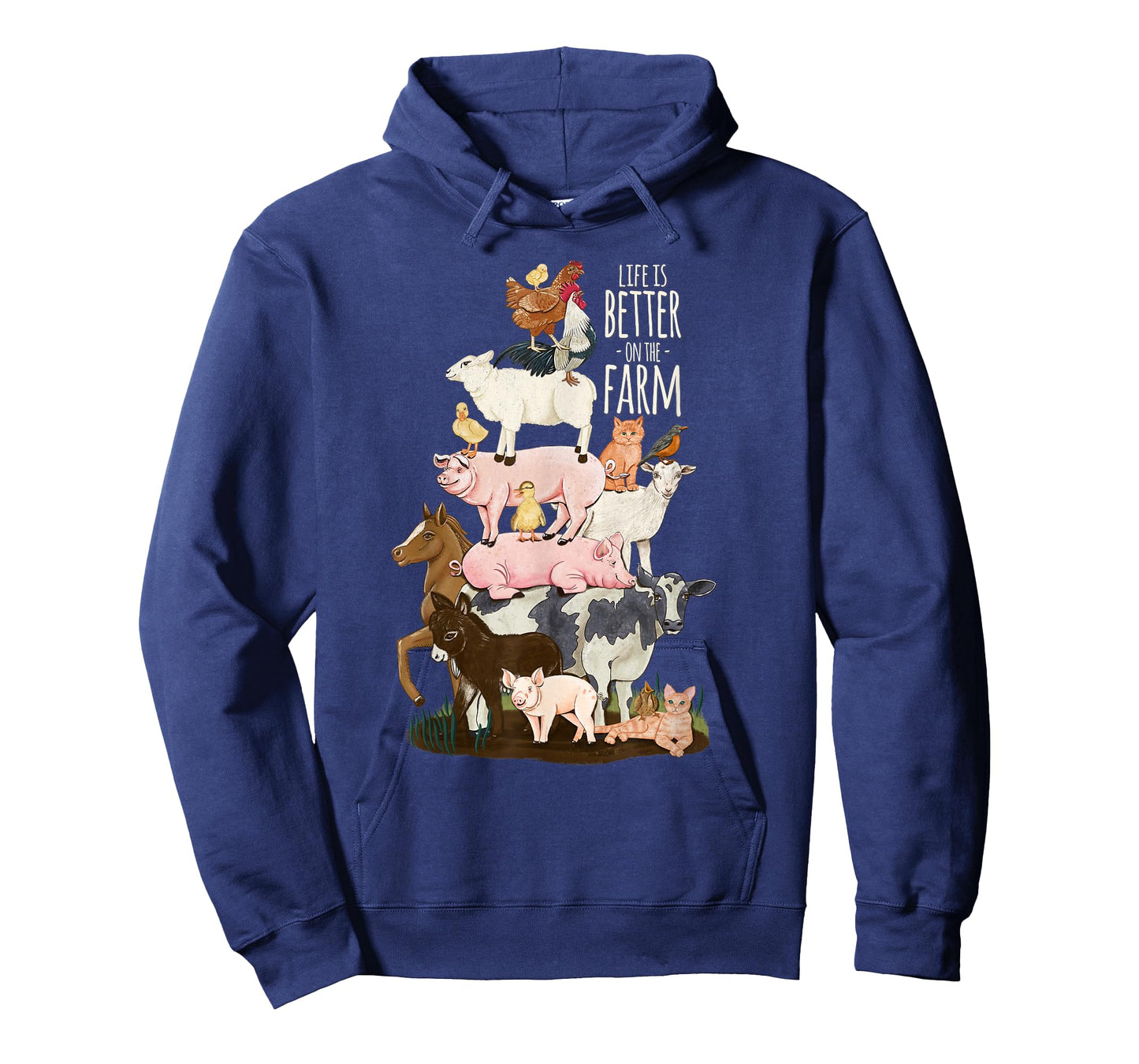 Life is better on the Farm, Cute Animals, Country Farm Girl T-Shirt