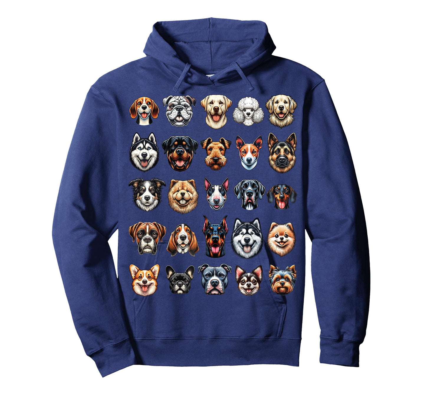 Types of Dogs Breeds Chart Educational Canine Enthusiast T-Shirt
