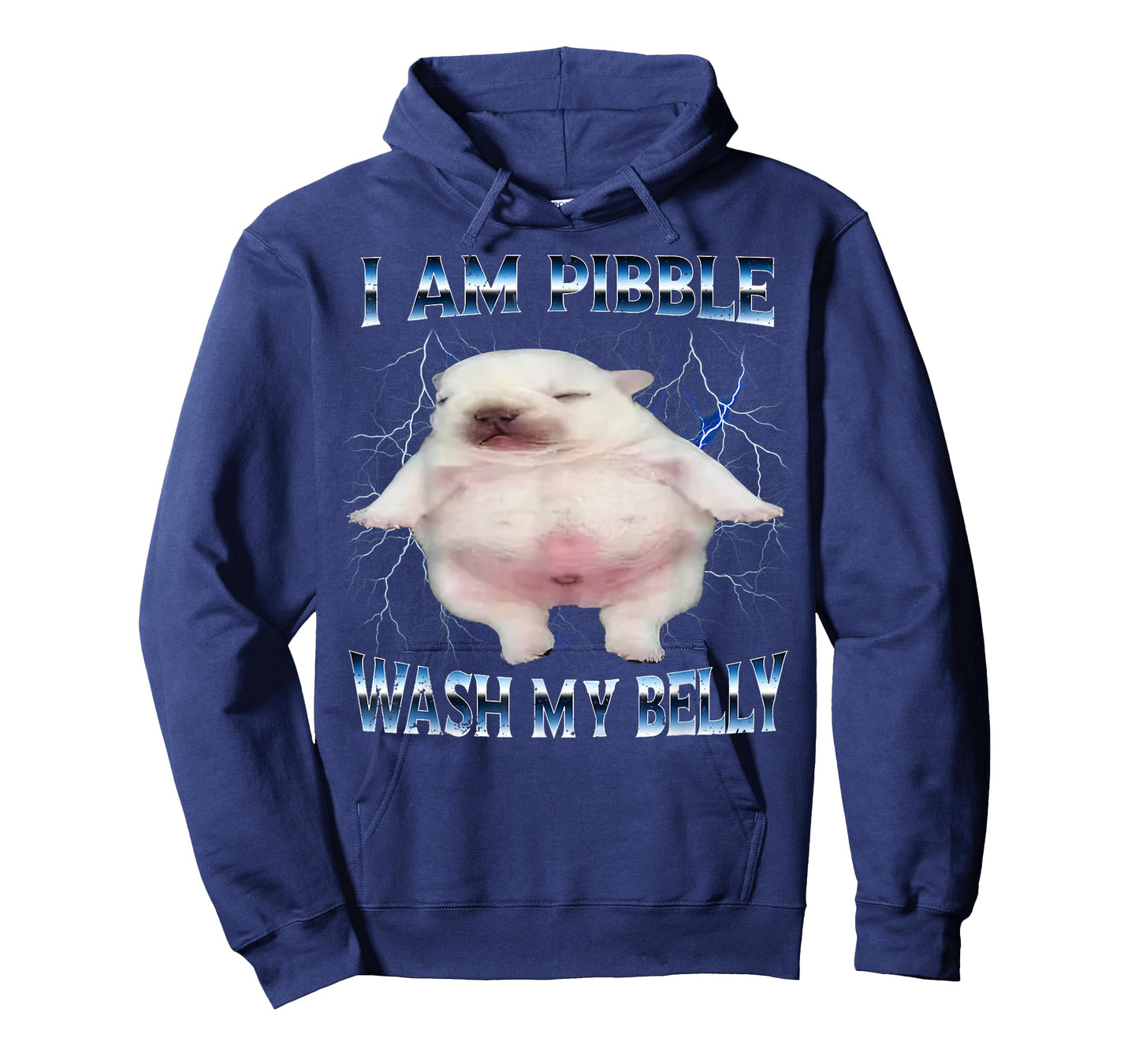 I Am Pibble Wash My Belly Funny Dog Clean My Belly Meme T-Shirt