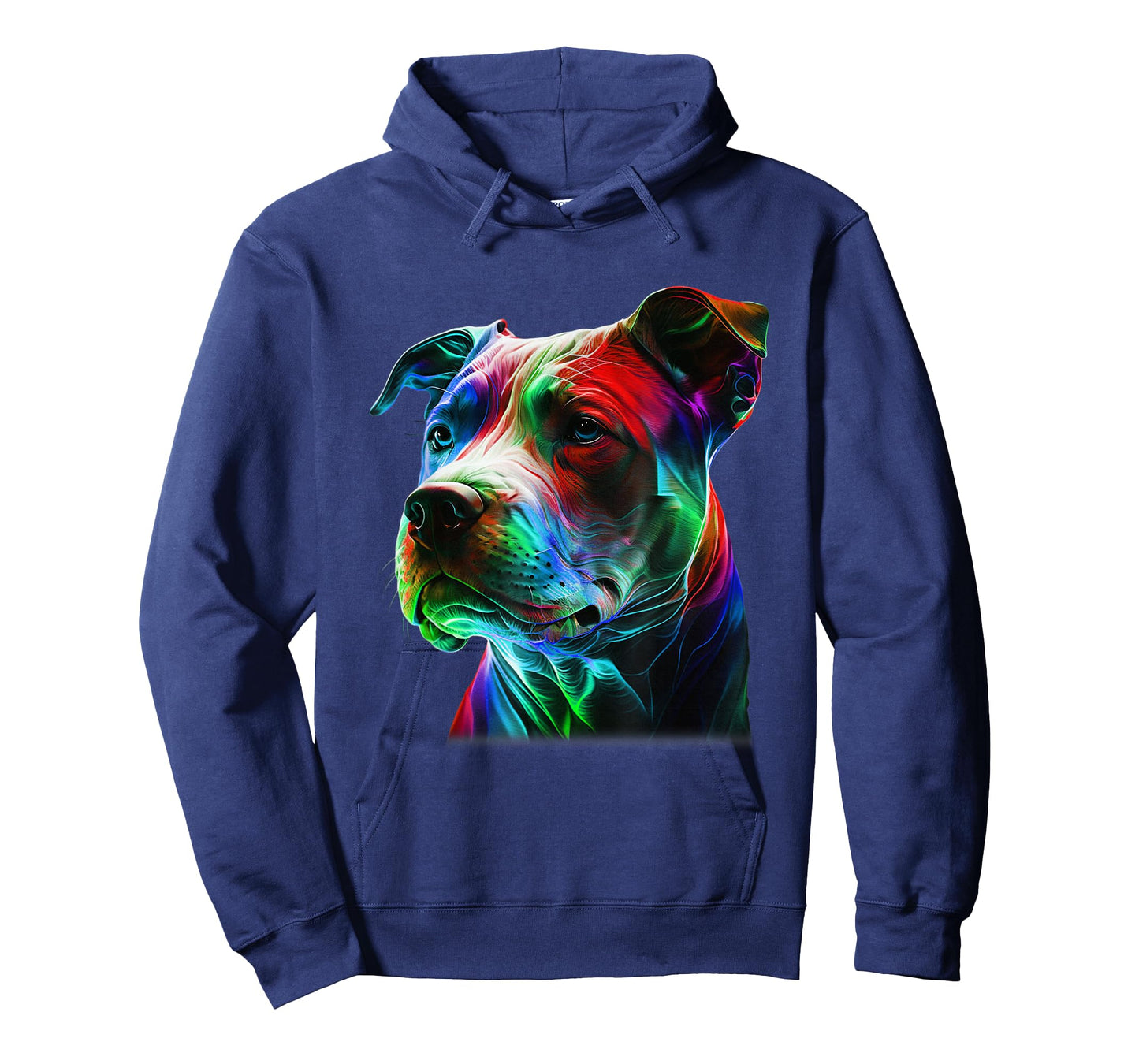 Colorful Pit-Bull Beauty Graphic Art Pitbull Dog Lover T-Shirt